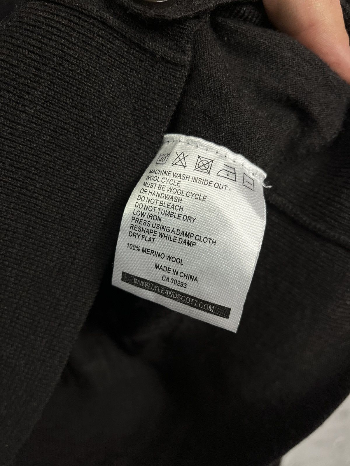 Designer × Lyle & Scott Lyle & Scott - 100% Merino Wool Cardigan Sweater Size US L / EU 52-54 / 3 - 6 Thumbnail