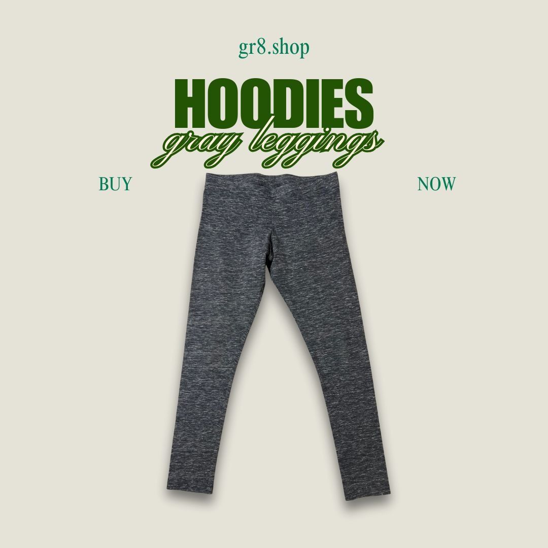 Other Hoodies Gray Heather Leggings Womens S Activewear Soft Stret Size 26" / US 2 / IT 38 - 1 Thumbnail