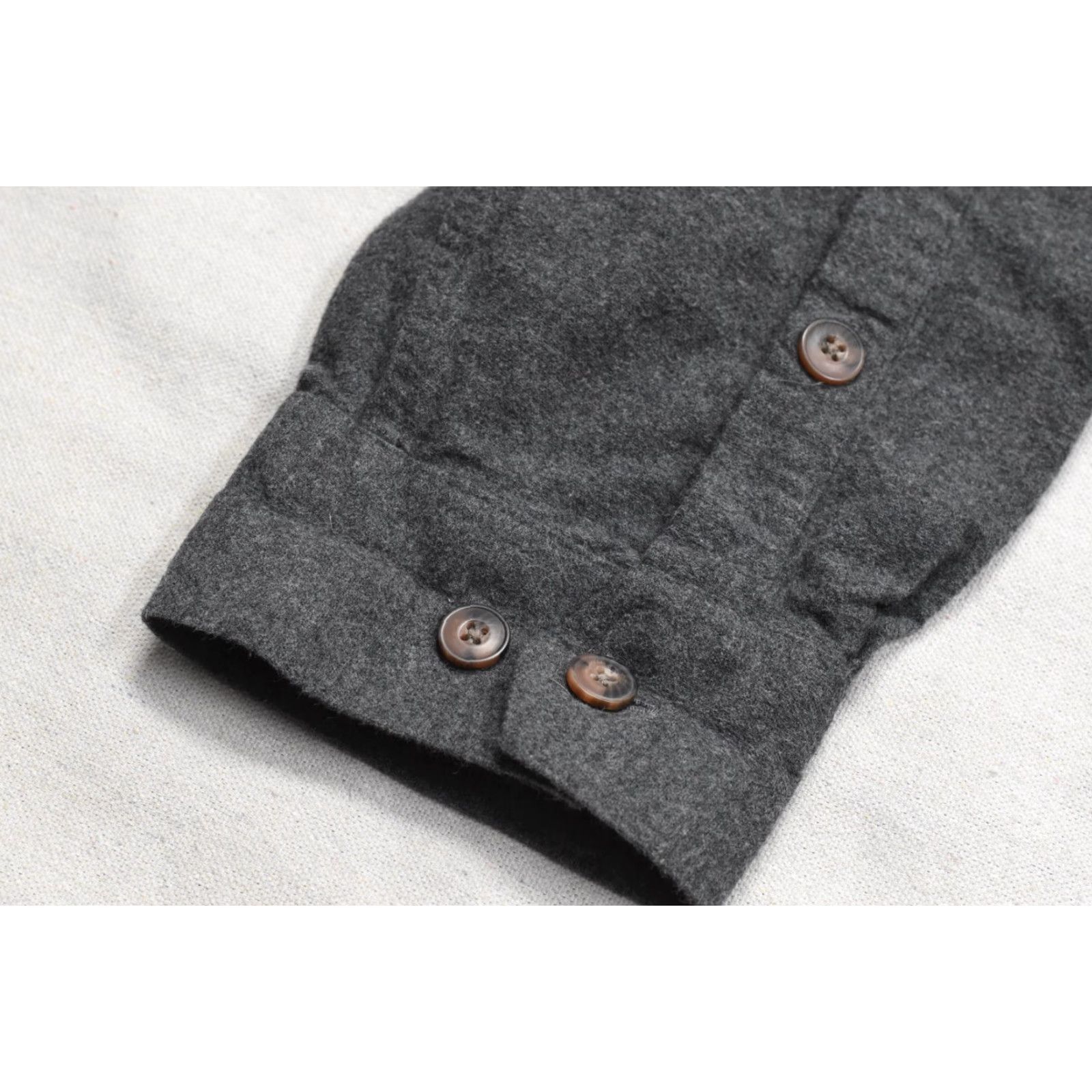 CO Duluth Shirt Men 2XLT Gray Cotton Flannel Long Sleeve Button-Down Work Shirt Size US XXL / EU 58 / 5 - 4 Thumbnail