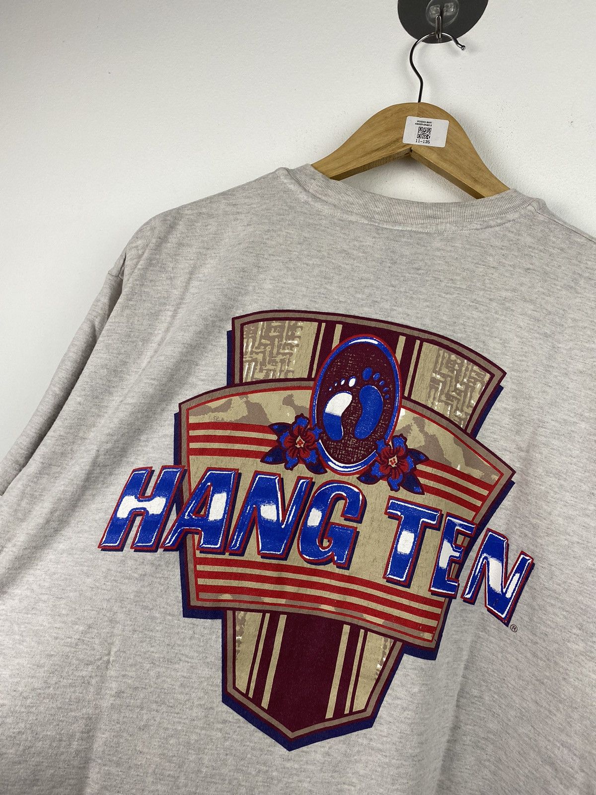 Hang Ten × Vintage Vintage 90s Hang Ten T-shirt Size US L / EU 52-54 / 3 - 2 Thumbnail