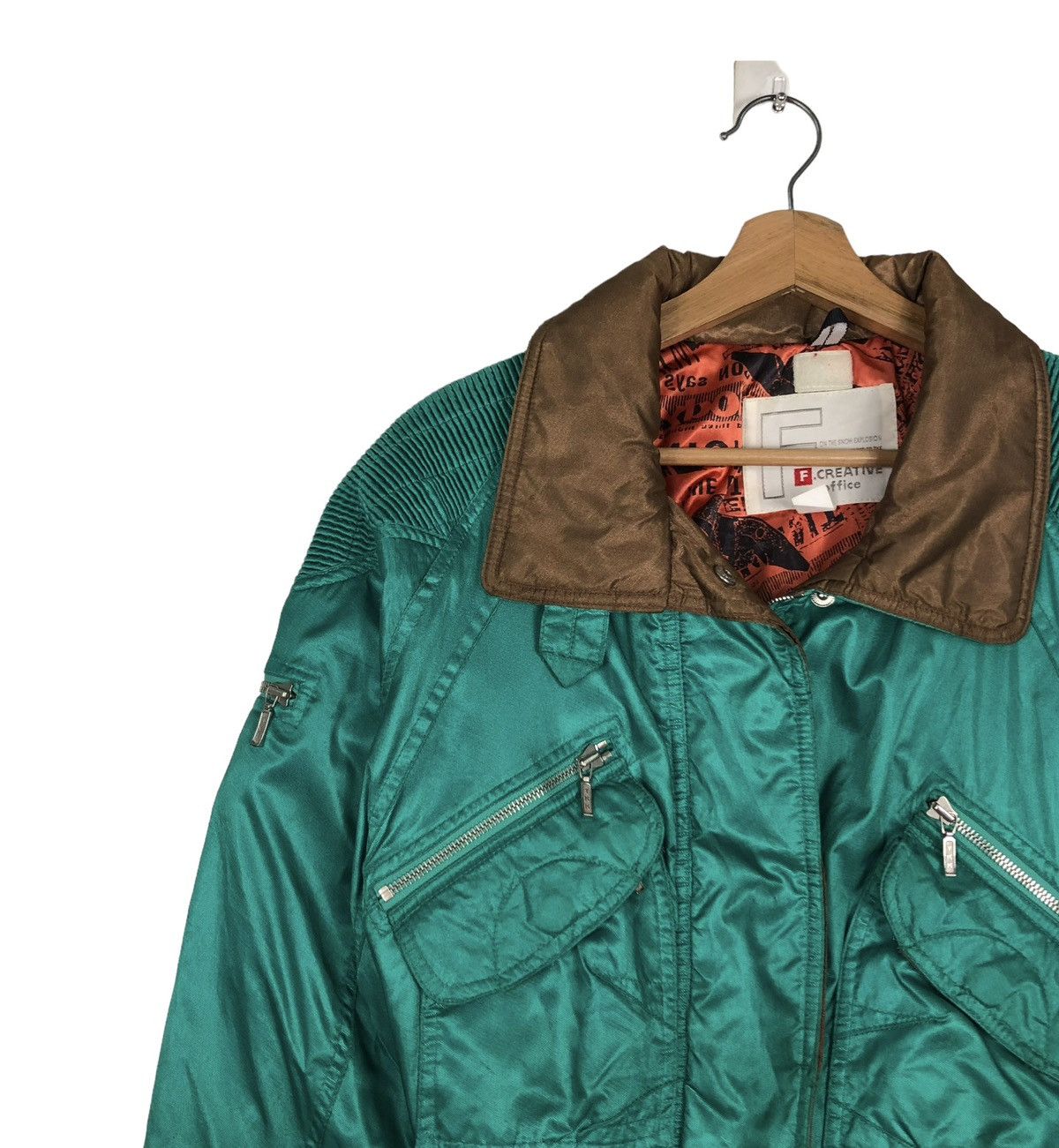 Japanese Brand 🔥VTG CROPPED SKI JACKET BONDAGE F CREATIVE ISSEY MIYAKE Size US L / EU 52-54 / 3 - 7 Thumbnail