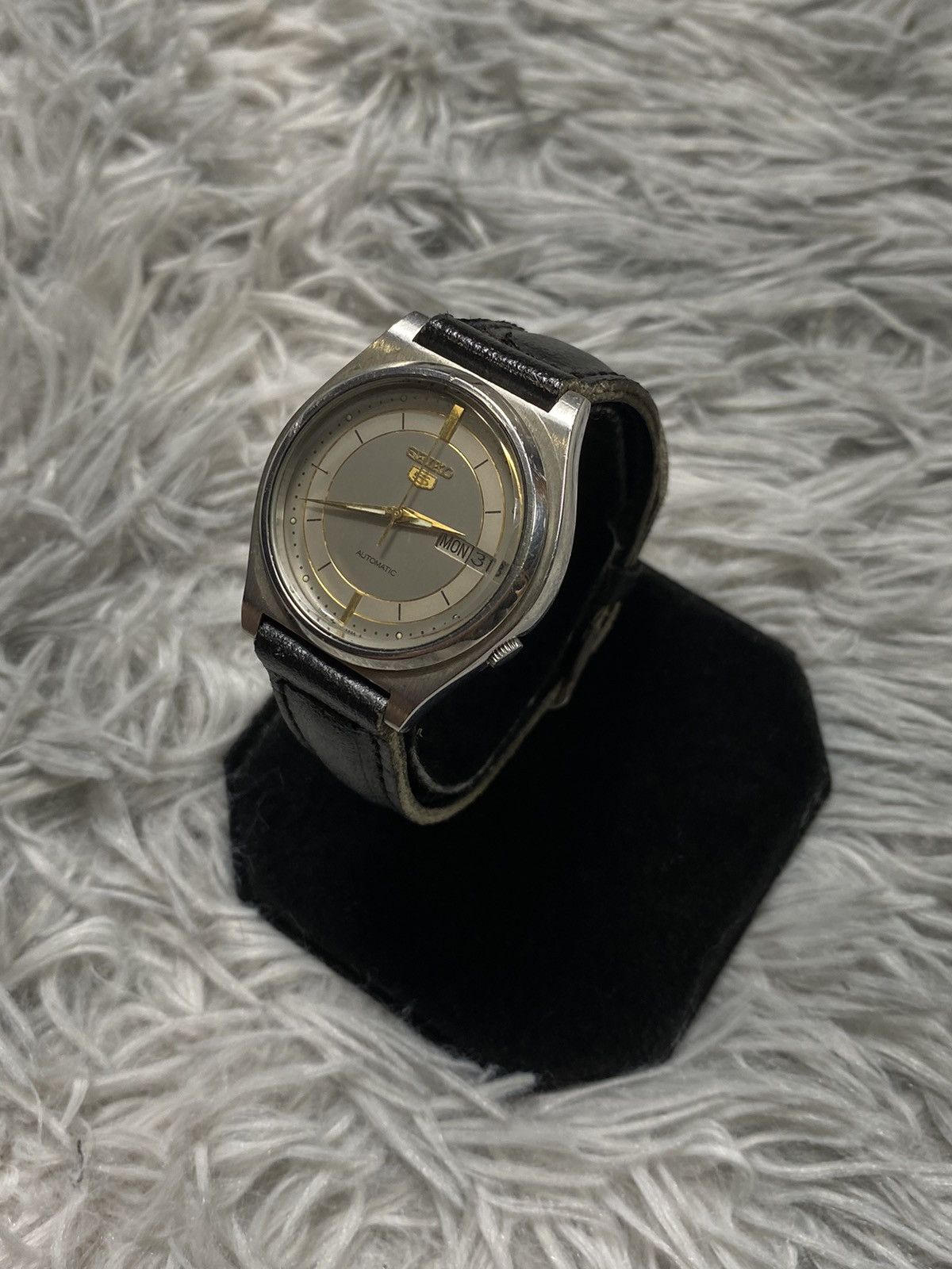 Seiko × Vintage Seiko 5 Automatic Watch - Stainless Steel Size ONE SIZE - 1 Thumbnail