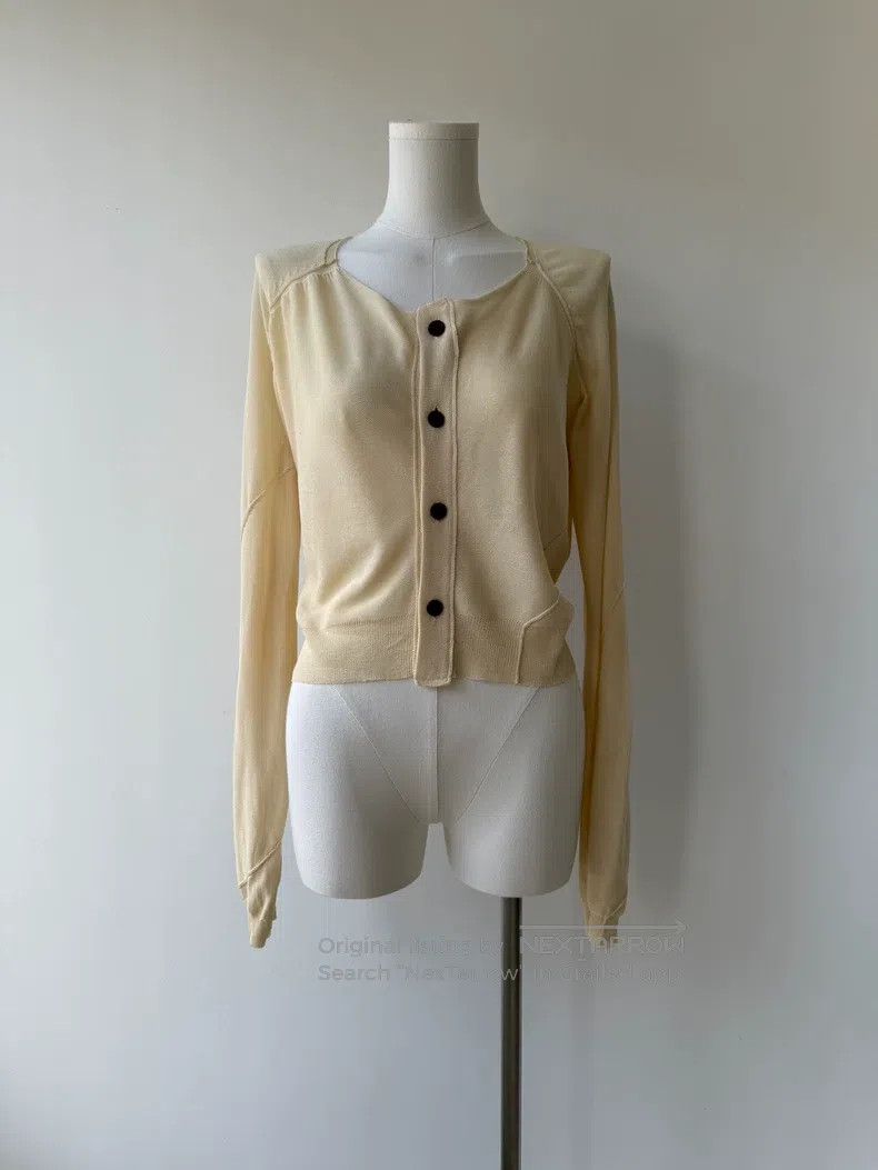 Yohji Yamamoto Yohji Yamamoto 07 SS Cut Stitch Knit Cardigan shirt Size XS / US 0-2 / IT 36-38 - 2 Thumbnail