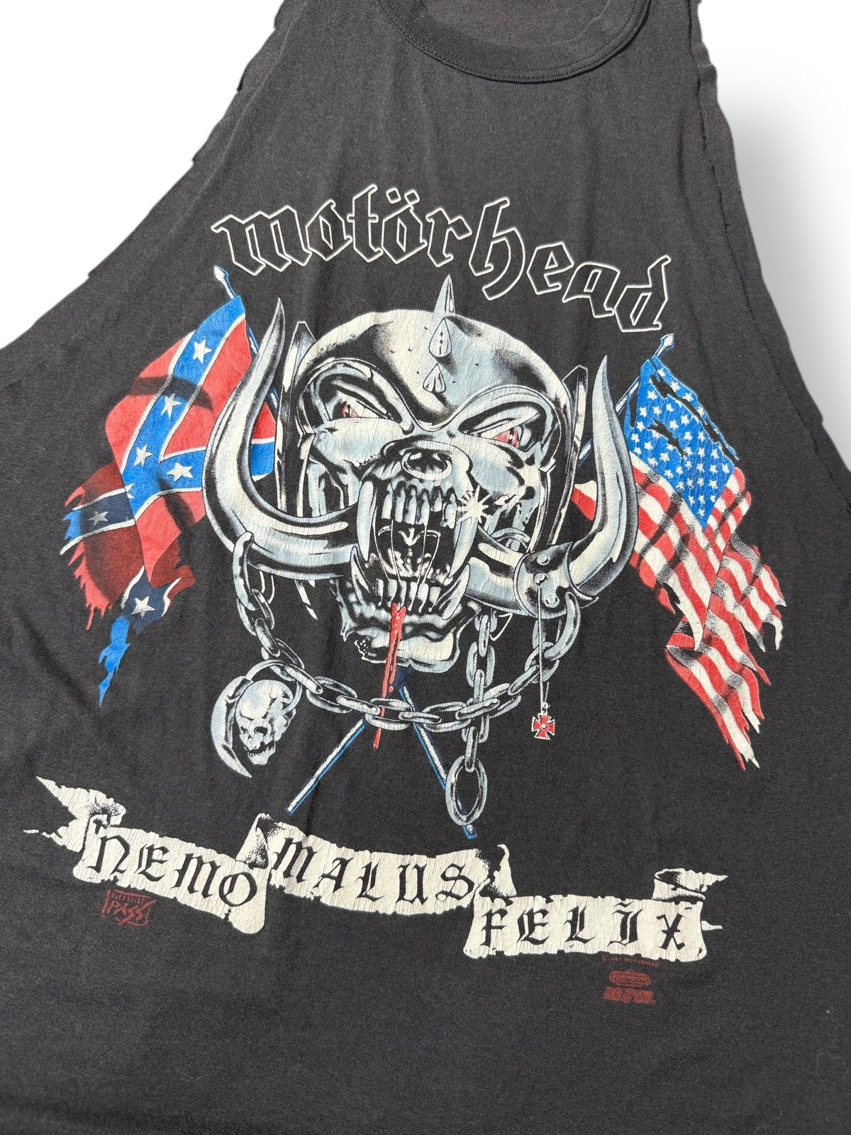 Band Tees × Vintage *RARE* VINTAGE 90s 1991 MOTORHEAD TOUR USA AMERICAN ROCK TEE Size US XL / EU 56 / 4 - 8 Thumbnail