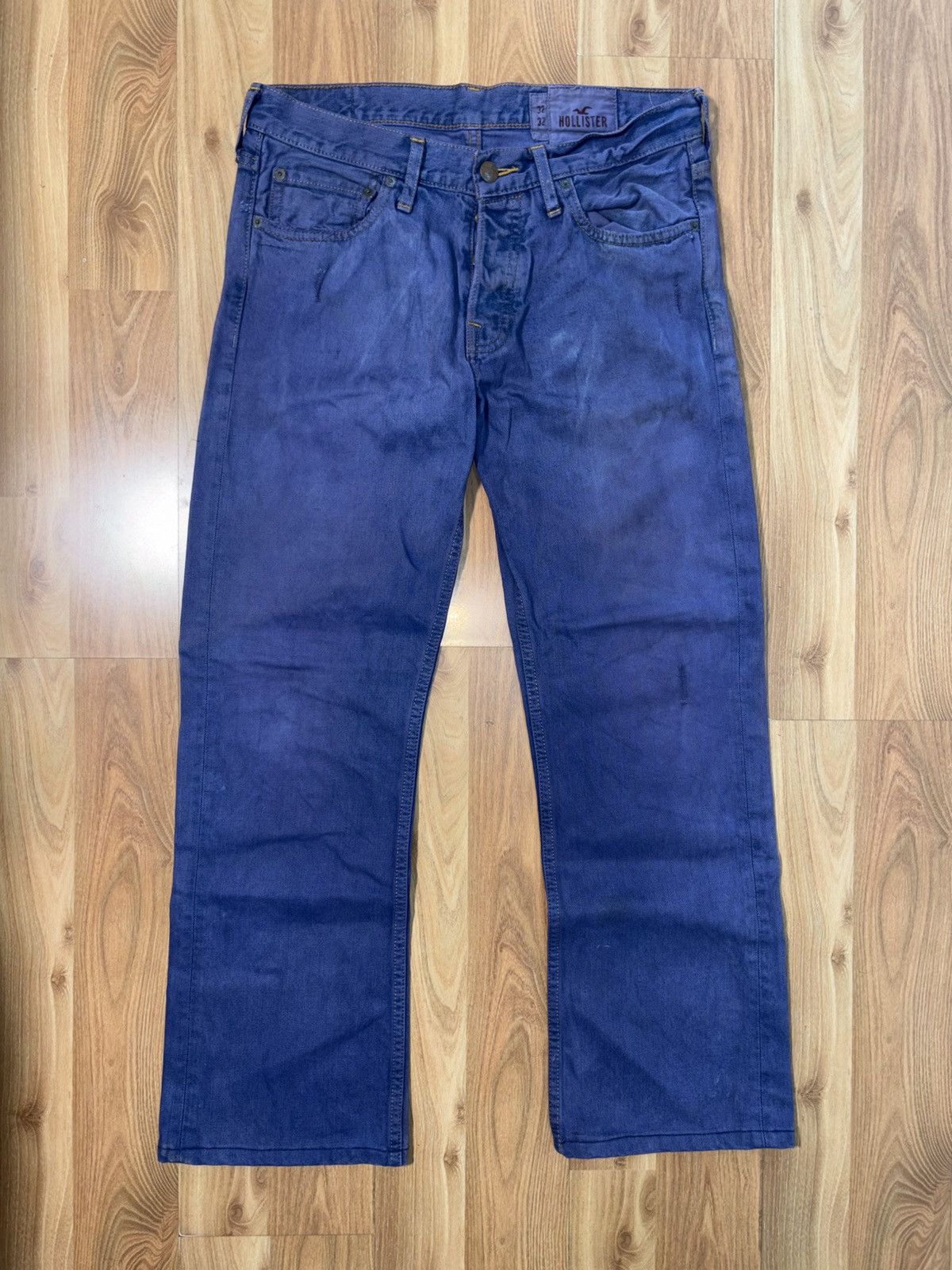 Hollister streetwear hollister low rise bootcut faded jeans Size US 32 / EU 48 - 1 Thumbnail