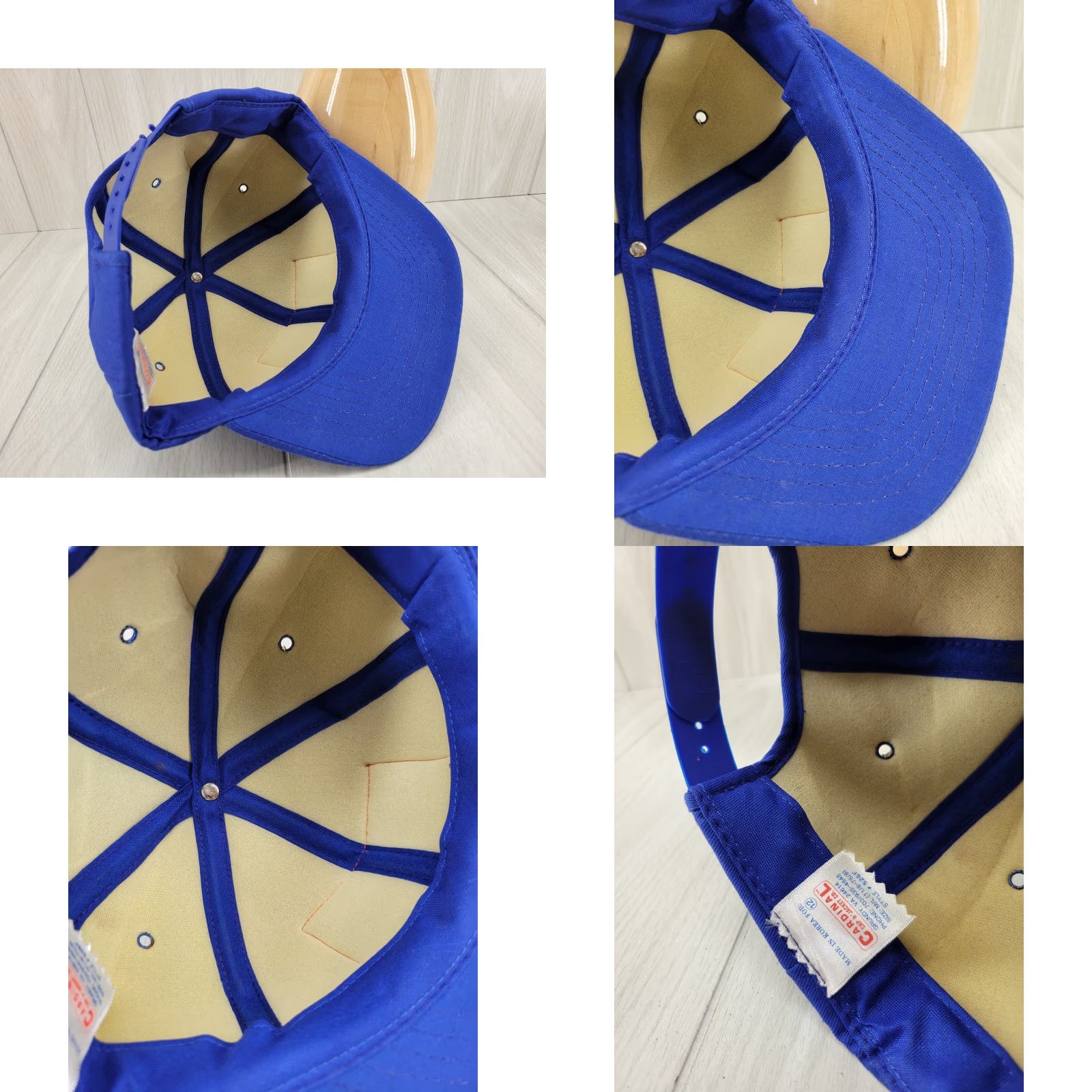 Vintage VINTAGE Treadway Trucking Hat Blue Foam Snapback Trucker Hat Men Snapback Blue Solid 90s/Decade? Size ONE SIZE - 8 Thumbnail