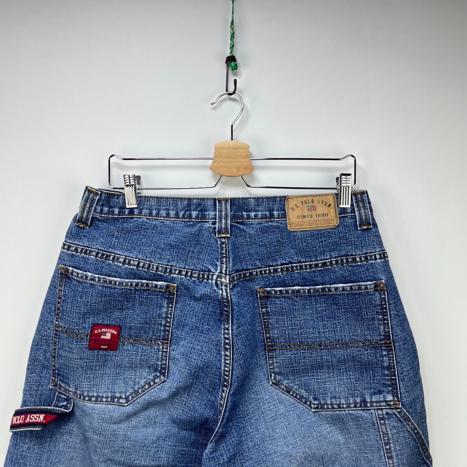 Vintage Vintage Y2K US Polo Assn Baggy Denim Shorts 34 USPA Jorts Size US 34 / EU 50 - 2 Thumbnail