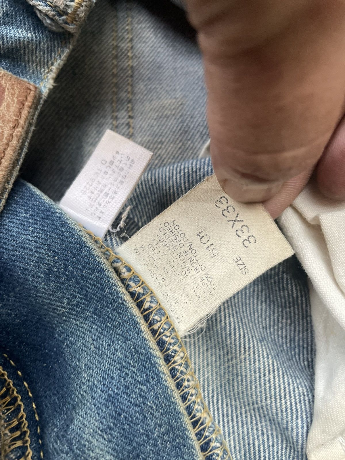 Lee Vintage Lee Riders 101 Selvedge Denim Size US 33 - 18 Thumbnail
