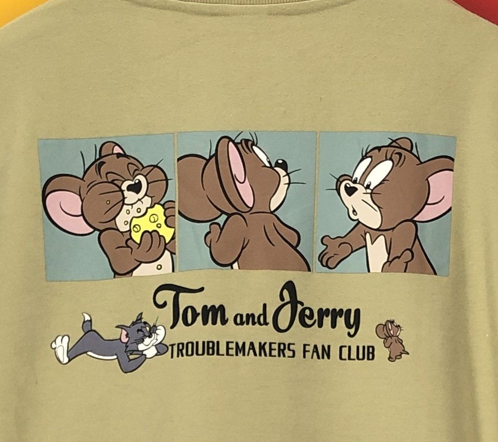 Cartoon Network TOM AND JERRY Crew Neck Sweatshirt #1614/02 Size US L / EU 52-54 / 3 - 2 Thumbnail
