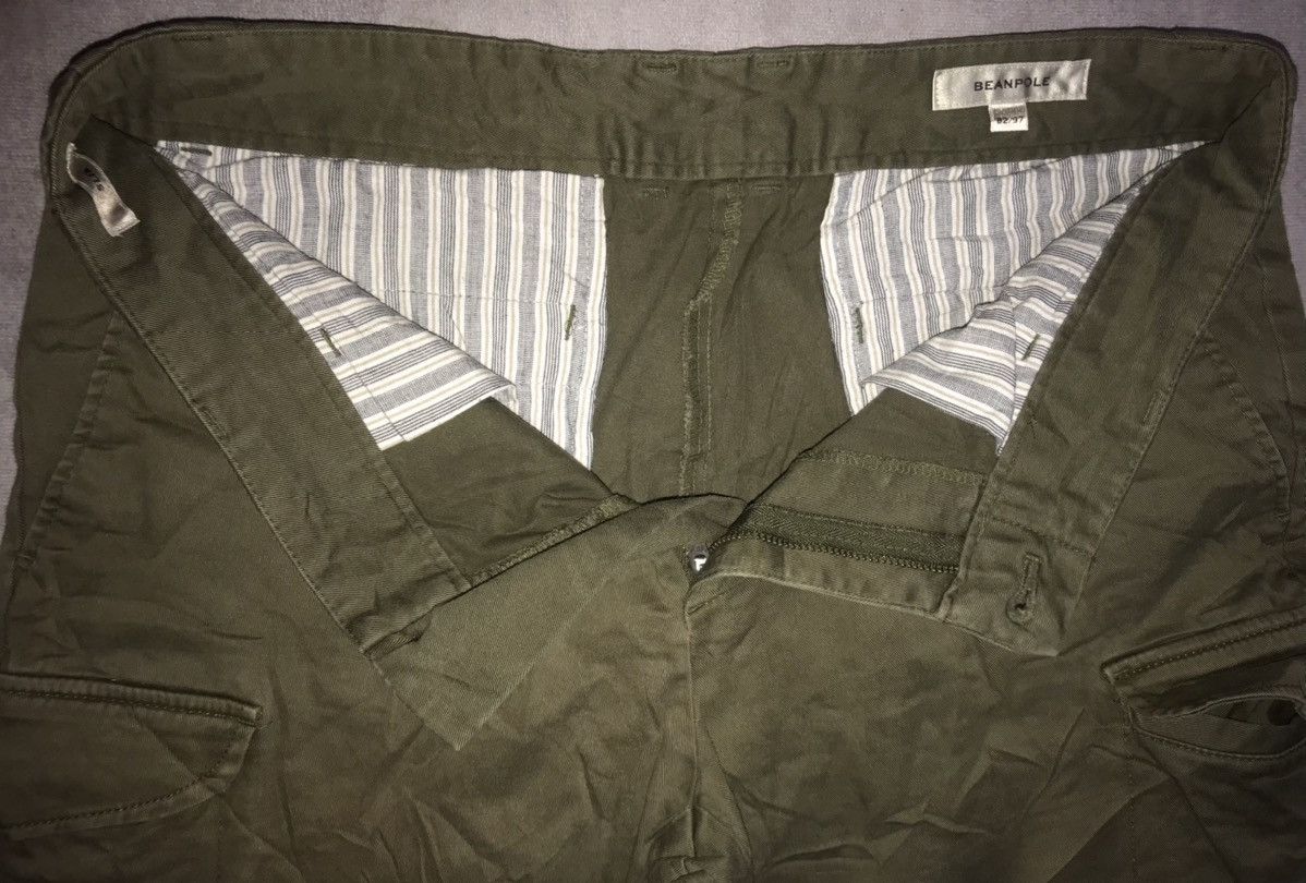 BEANPOLE × Vintage Army Green Multi Pockets Cargo Pants Size US 34 / EU 50 - 3 Thumbnail