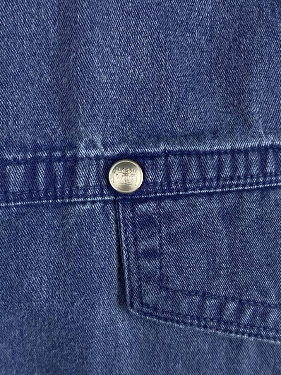 Versace × Vintage Vintage Versace Boxy fit denim pocket shirt Logo Jeans Size US L / EU 52-54 / 3 - 6 Thumbnail