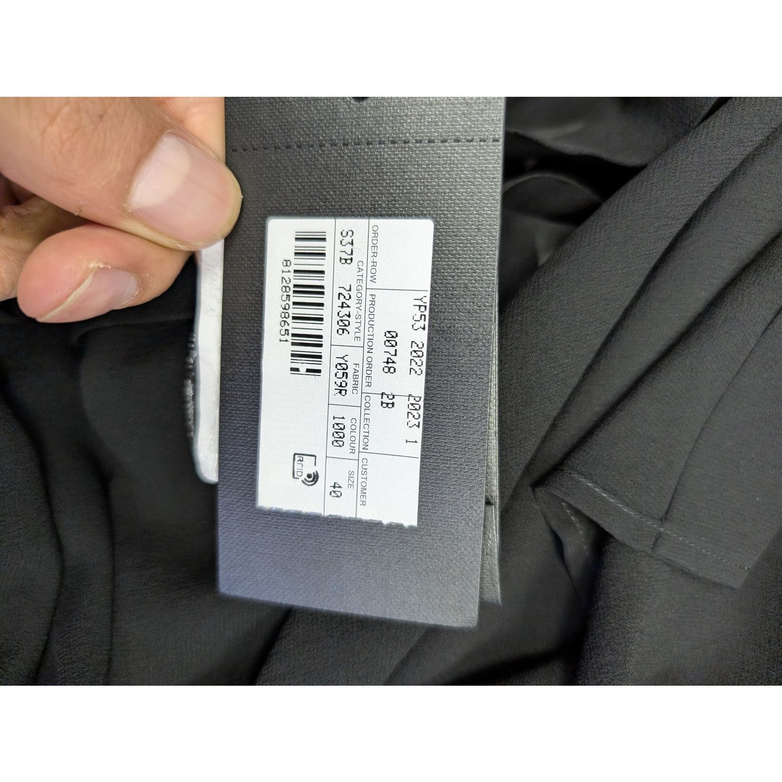 Saint Laurent Paris o1rshd1 Chemise Detail Ragla Georgette De Soie Lavee Shirt Size US M / EU 48-50 / 2 - 15 Thumbnail