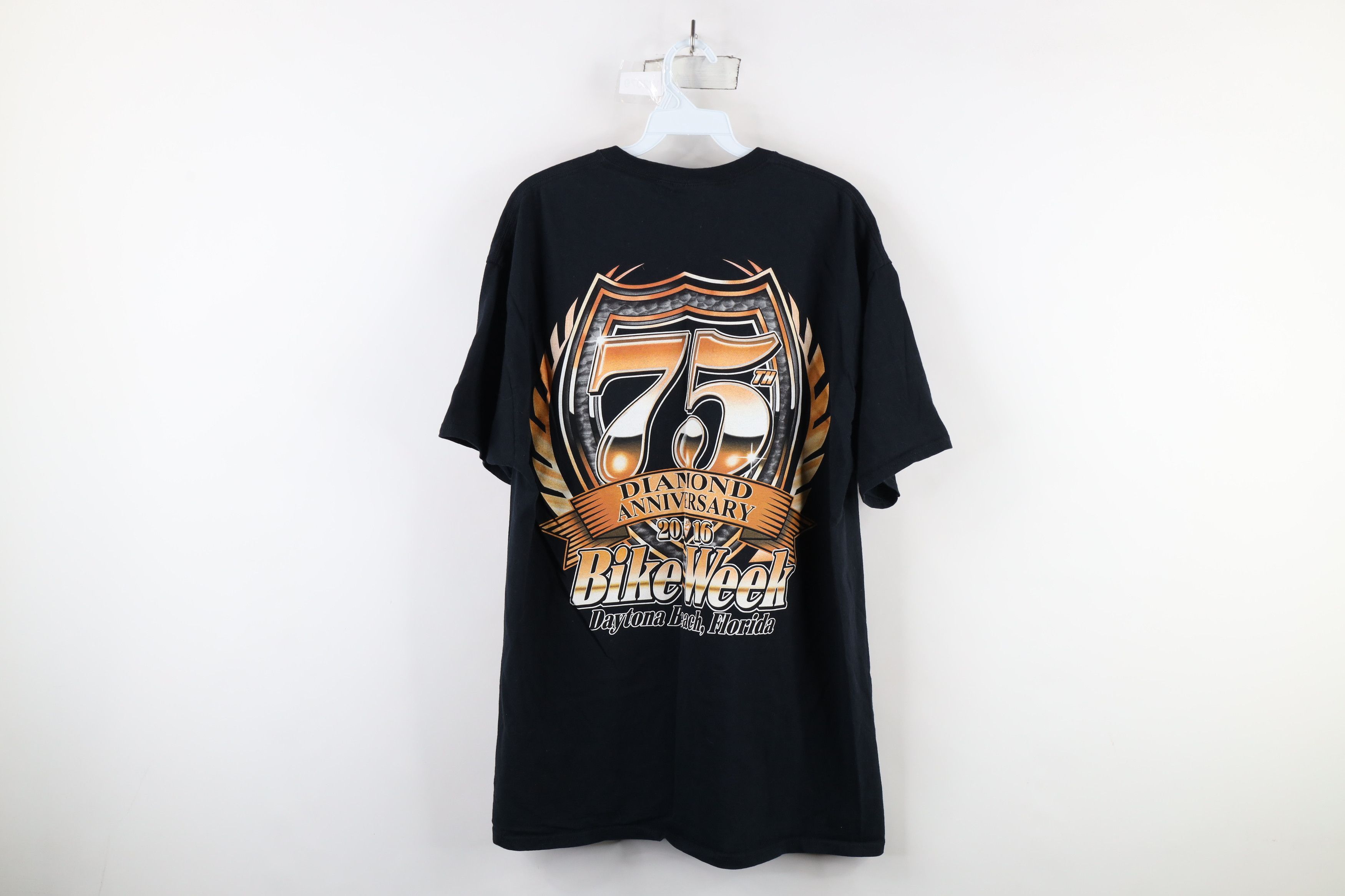 Vintage Vintage Y2K Anniversary Daytona Bike Week Motorcycle T-Shirt Size US XL / EU 56 / 4 - 10 Thumbnail