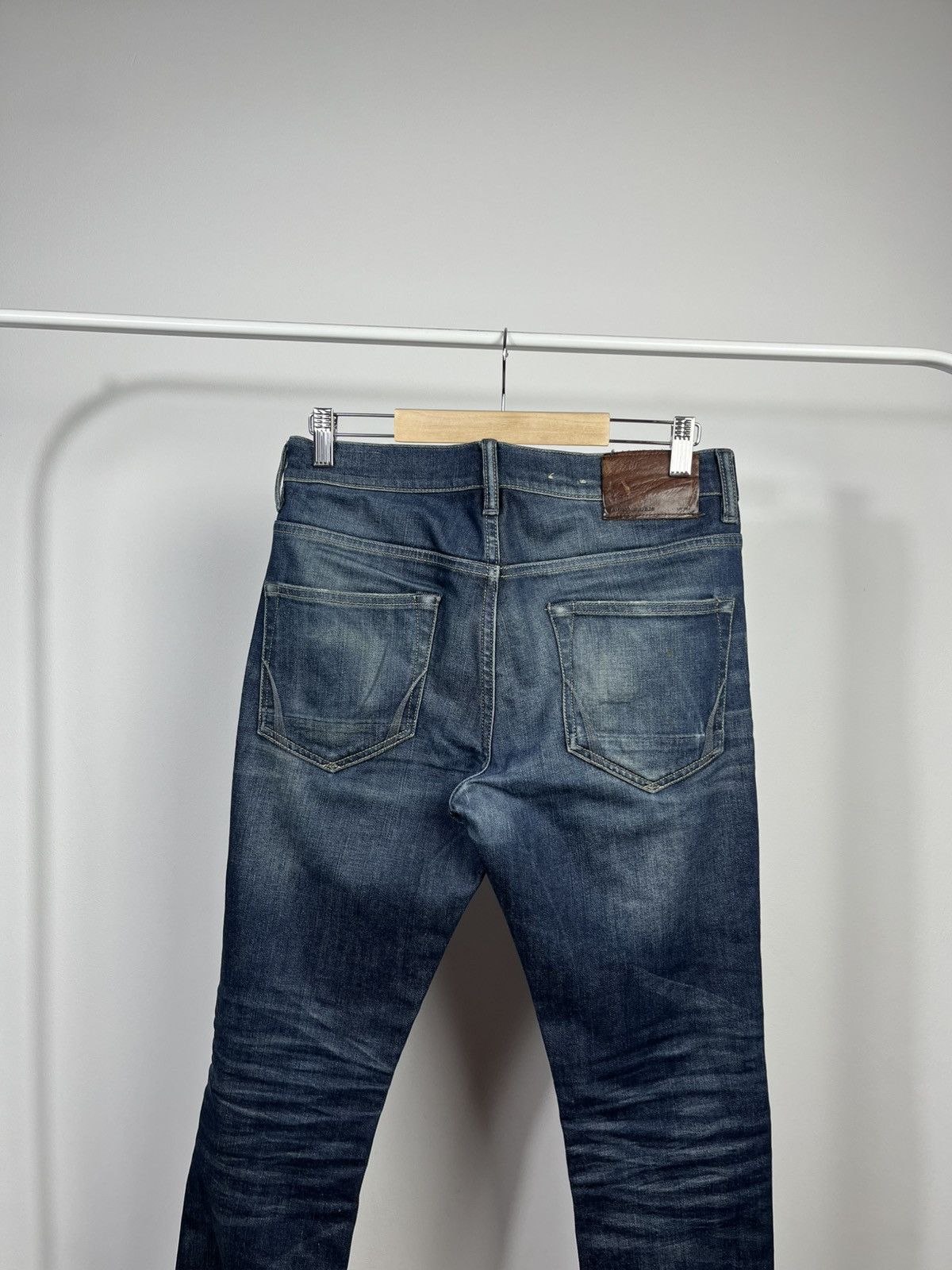 Allsaints AllSaints Slim Fit Blue Stretch Jeans Button Fly S size Size US 30 / EU 46 - 2 Thumbnail
