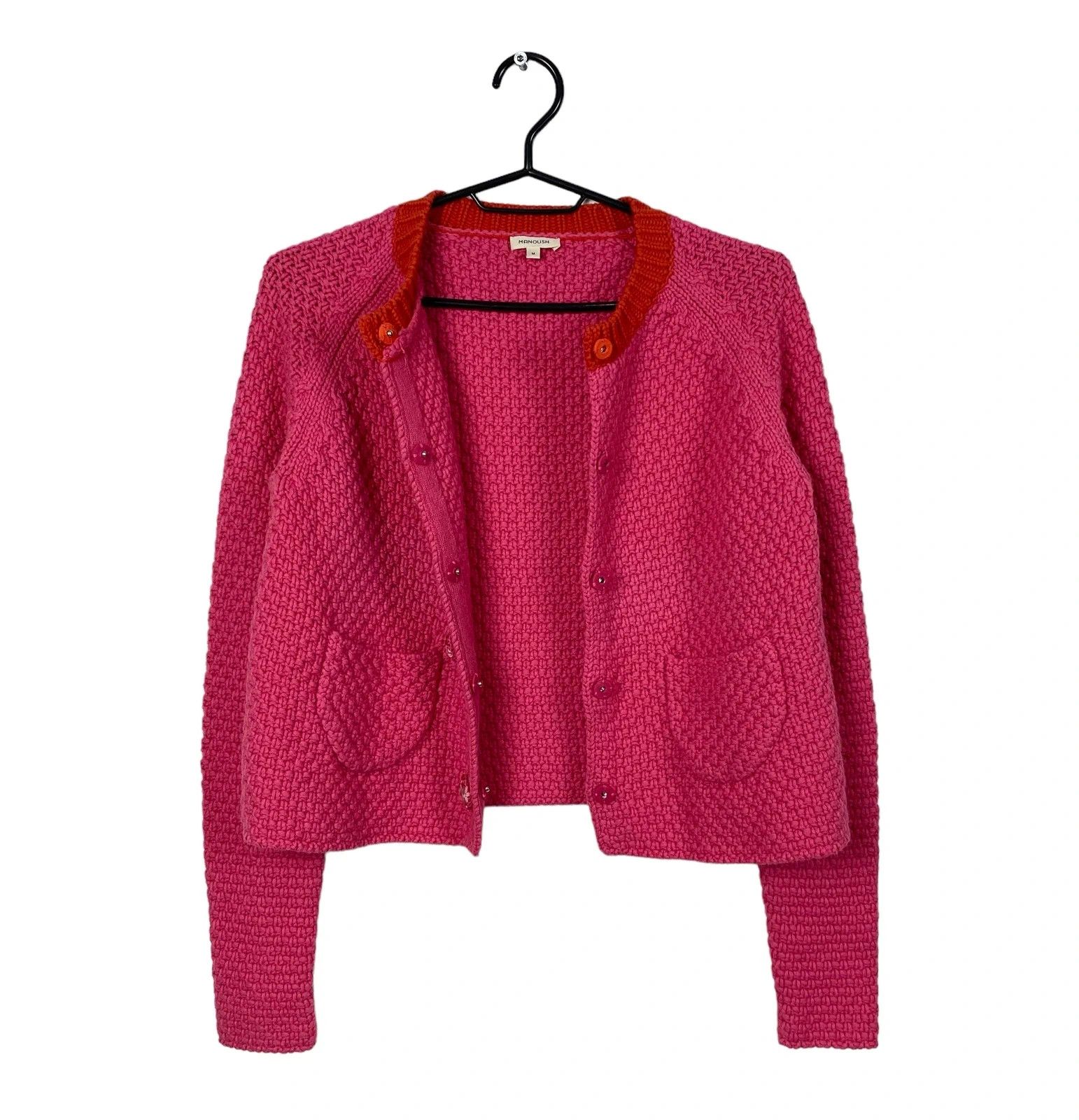 Other Manoush Knit Cardigan Wool Cotton size M Size M / US 6-8 / IT 42-44 - 7 Thumbnail
