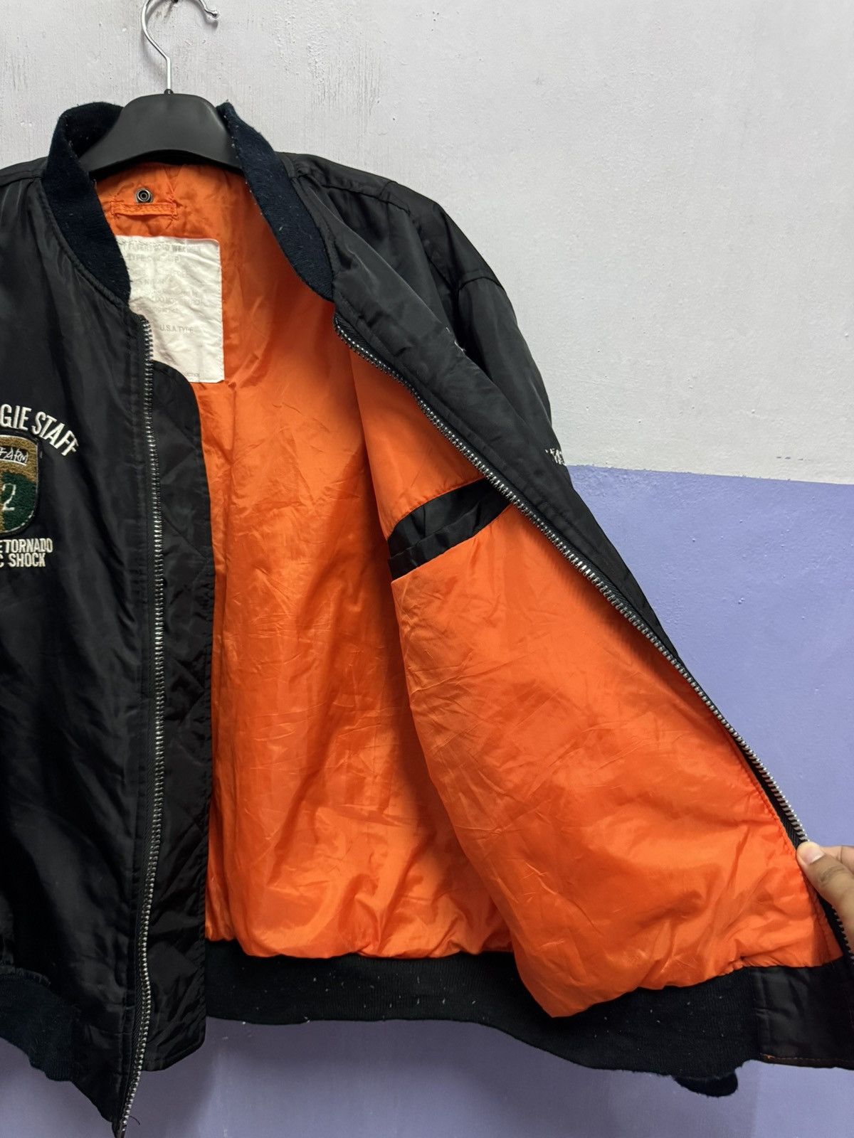 Alpha Industries Bomb Boogies x Alpha Type CWU-36/P MA-1 Bomber Jacket Size US XL / EU 56 / 4 - 11 Thumbnail