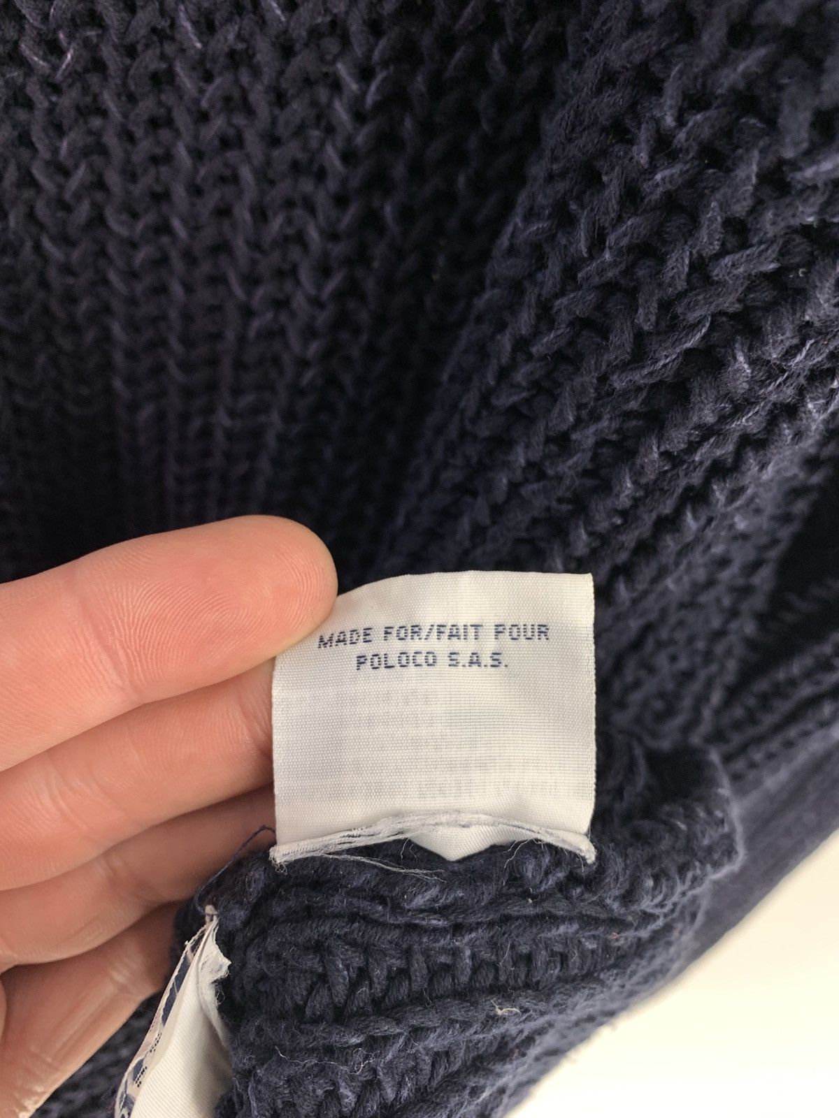 Polo Ralph Lauren × Ralph Lauren × Vintage vintage Ralph Lauren Knitted Cotton/Linen Sweater L Size Size US L / EU 52-54 / 3 - 8 Thumbnail