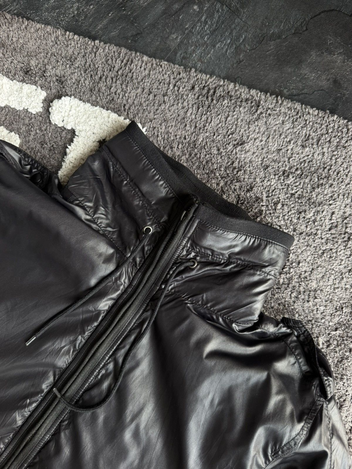 Diesel Diesel Black Nylon Bomber Jacket Y2K Vintage Avant Garde Size US L / EU 52-54 / 3 - 7 Thumbnail