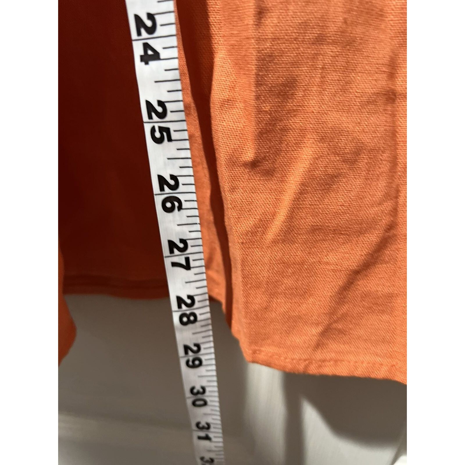 Cynthia Rowley Cynthia Rowley Linen 1X Blouse Top Fall Orange A003291 Size XL / US 12-14 / IT 48-50 - 7 Thumbnail