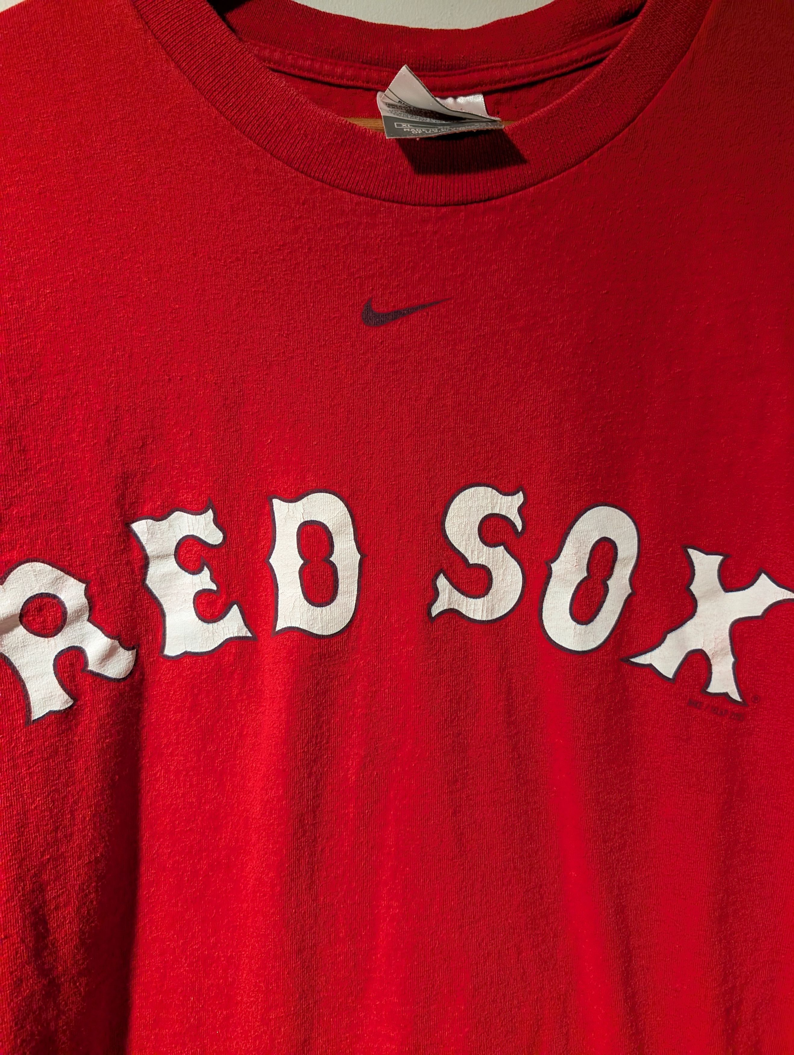 MLB Vintage 2005 Boston Red Sox Nike Center Swoosh Long-Sleeve Size US XL / EU 56 / 4 - 2 Thumbnail