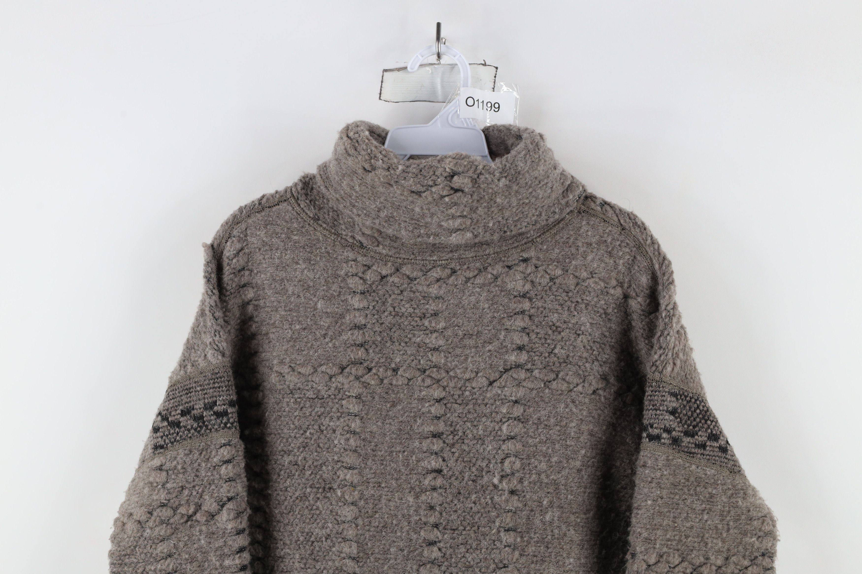 Prana × Vintage prAna Chunky Wool Blend Crestland Turtleneck Sweater Size S / US 4 / IT 40 - 2 Thumbnail