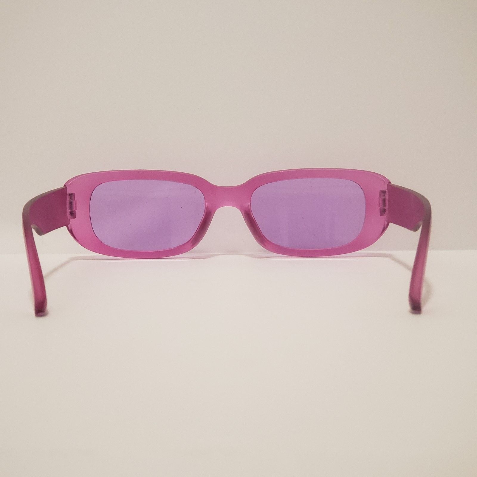 Other Y2k Retro Square Magenta Sunglasses #28S Size ONE SIZE - 3 Thumbnail