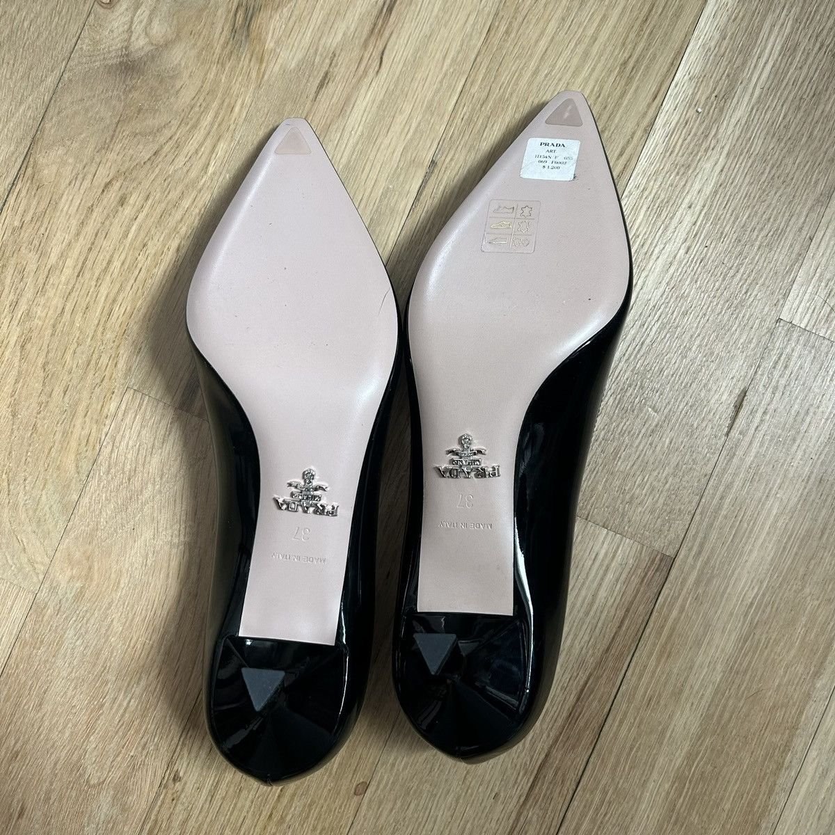 Prada Prada Patent Leather Kitten Heels Size US 6 / IT 36 - 3 Thumbnail