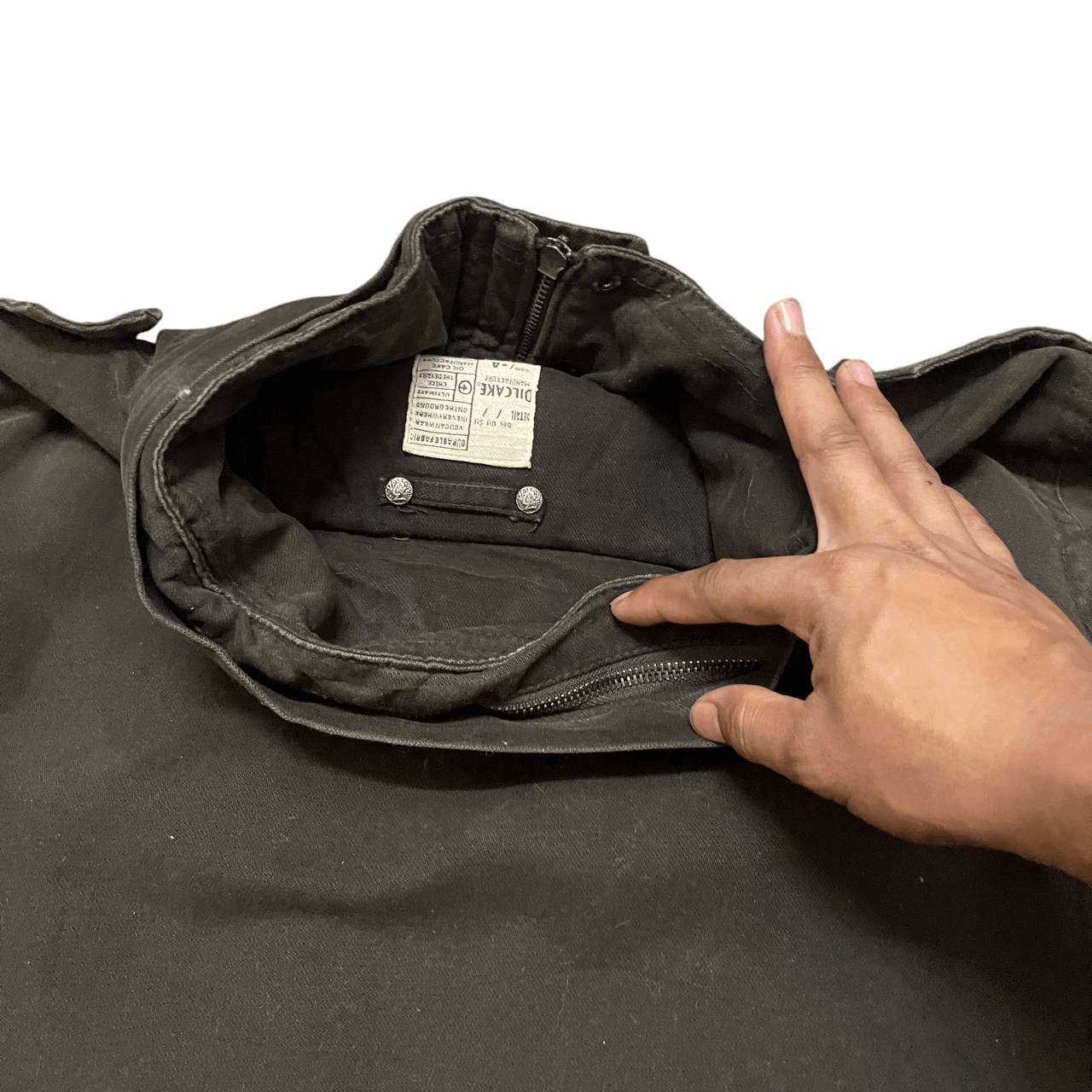 Japanese Brand Vintage Oil Cake Utility Multi Pocket Jacket Hidden Hood Size US XL / EU 56 / 4 - 15 Thumbnail