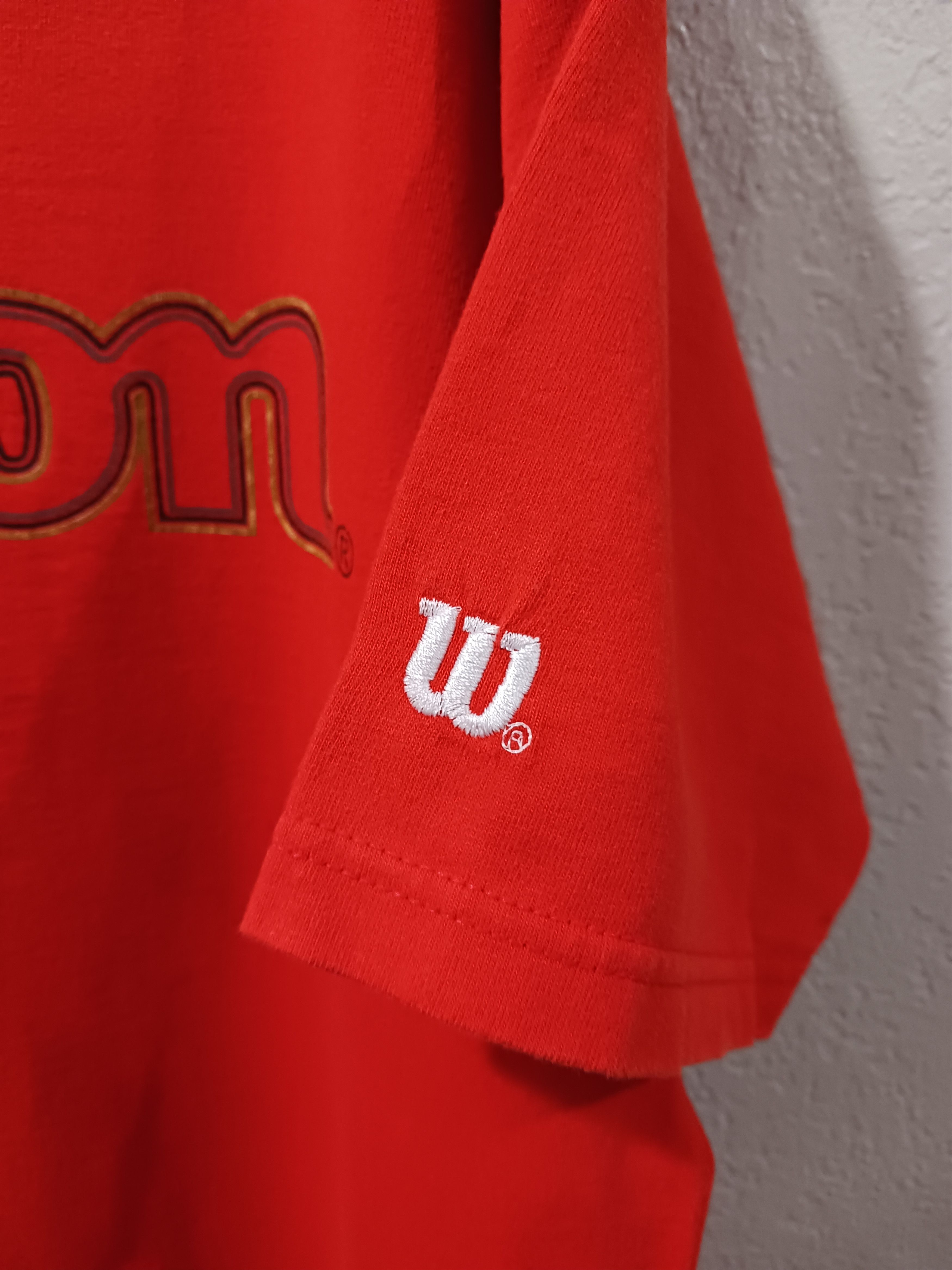 Vintage × Wilson Wilson Athleticwear Vintage 2000s Spell Out Logo Graphic Tee Size US L / EU 52-54 / 3 - 7 Thumbnail