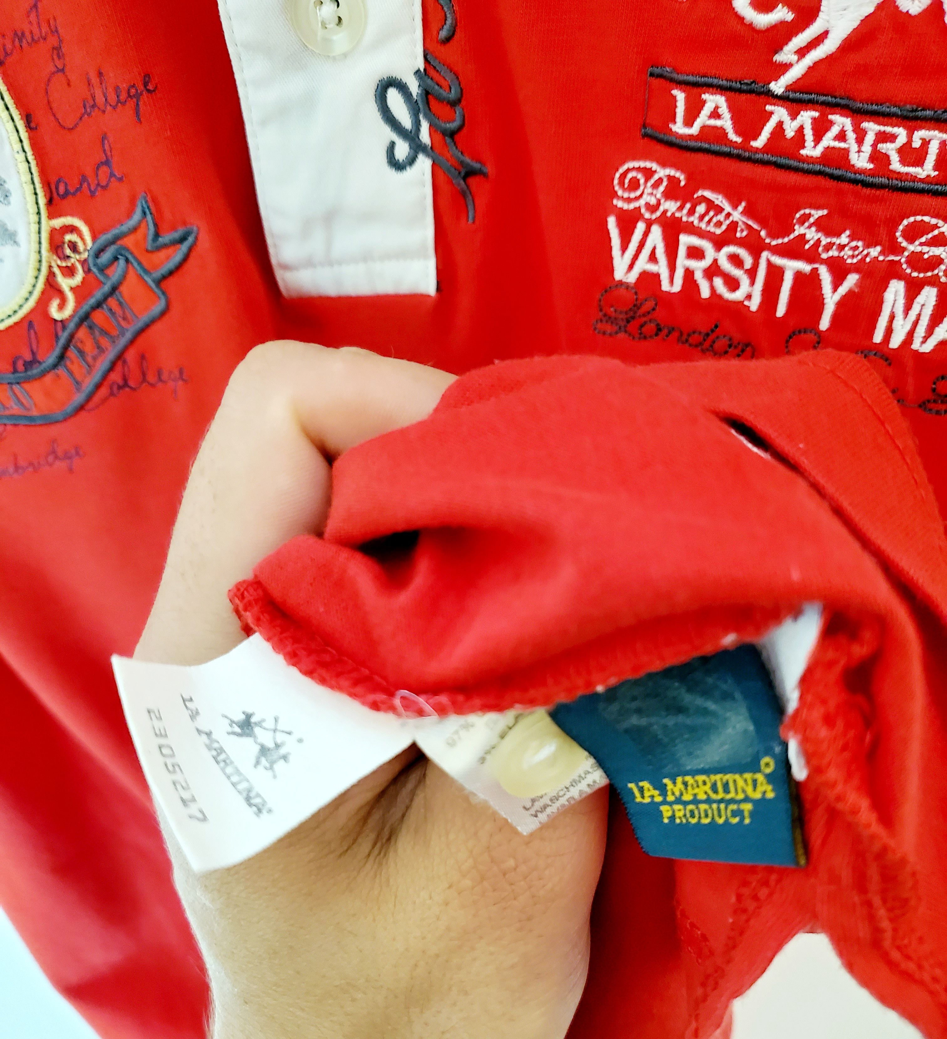 Japanese Brand × La Martina × Vintage LA Martina polo Argentino varsity match London Tshirt Xl Size US XL / EU 56 / 4 - 5 Thumbnail