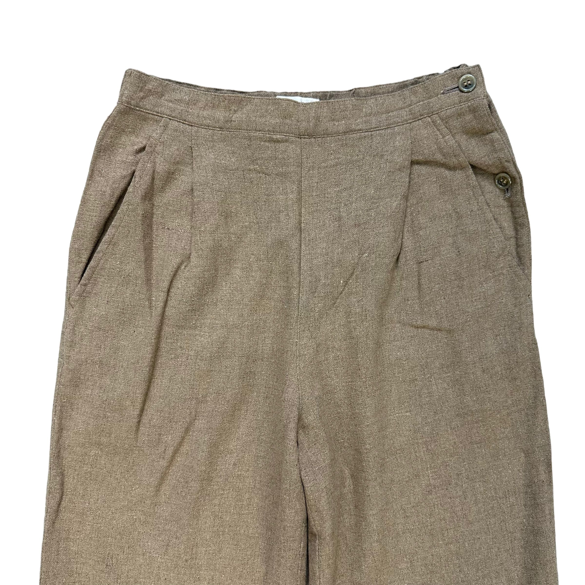 Issey Miyake PLANTATION BY ISSEY MIYAKE CASUAL PANTS #7465-147 Size 24" / US 00 / IT 34 - 2 Thumbnail