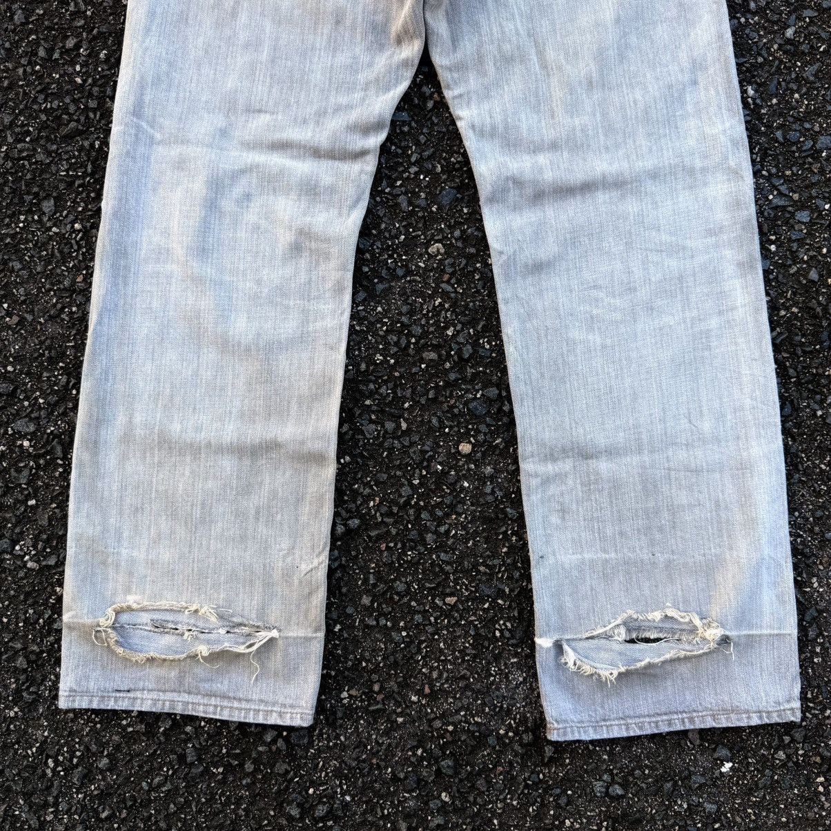 Japanese Brand × Jean × Vintage VINTAGE VILLAND STRAIGHT FADED RIPPEP JEAN DENIM PANTS Size US 36 / EU 52 - 10 Thumbnail