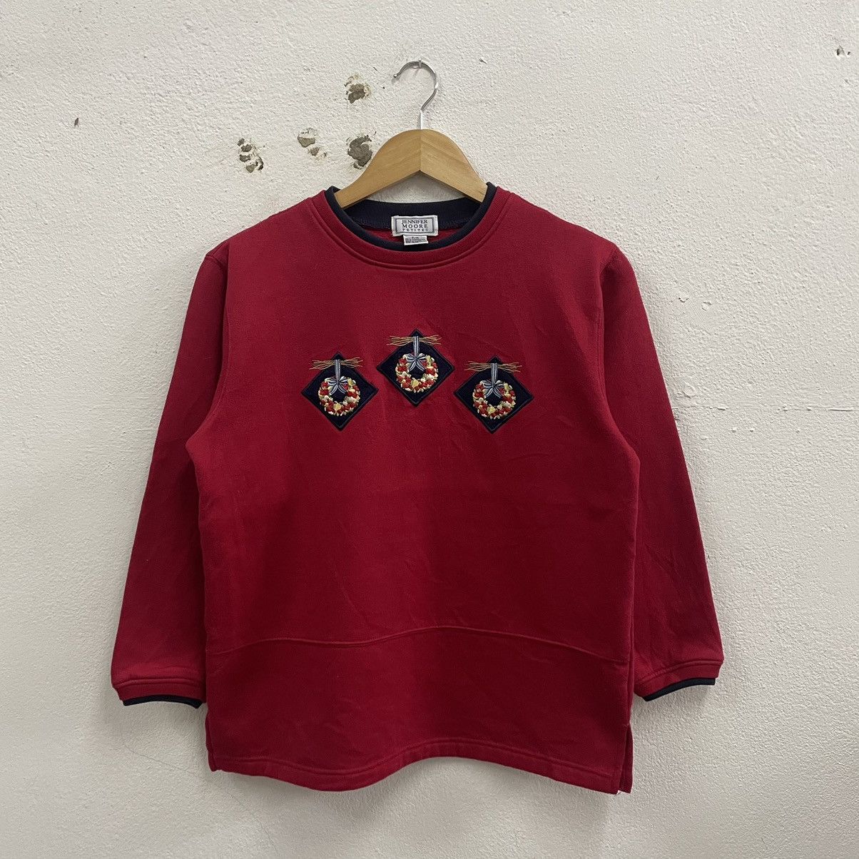 Vintage 🔥Vintage Jennifer Moore Motive Flower Design Sweatshirts Size US S / EU 44-46 / 1 - 1 Thumbnail