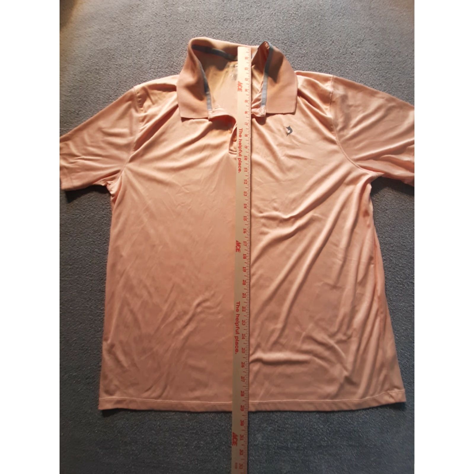 Vintage REEL LEGENDS FISHING POLO SHIRT Mens Large Orange SS Free Line Polyester Light Breathing All Seasons Geometric Crew Short Sleeve Shirt Size US L / EU 52-54 / 3 - 4 Thumbnail
