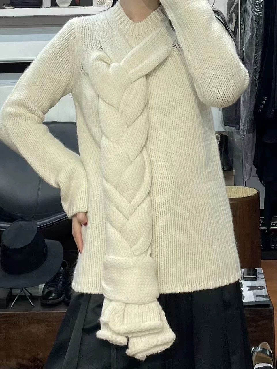 Comme des Garcons Comme Des Garcons Braided Sweater New Size M / US 6-8 / IT 42-44 - 4 Thumbnail