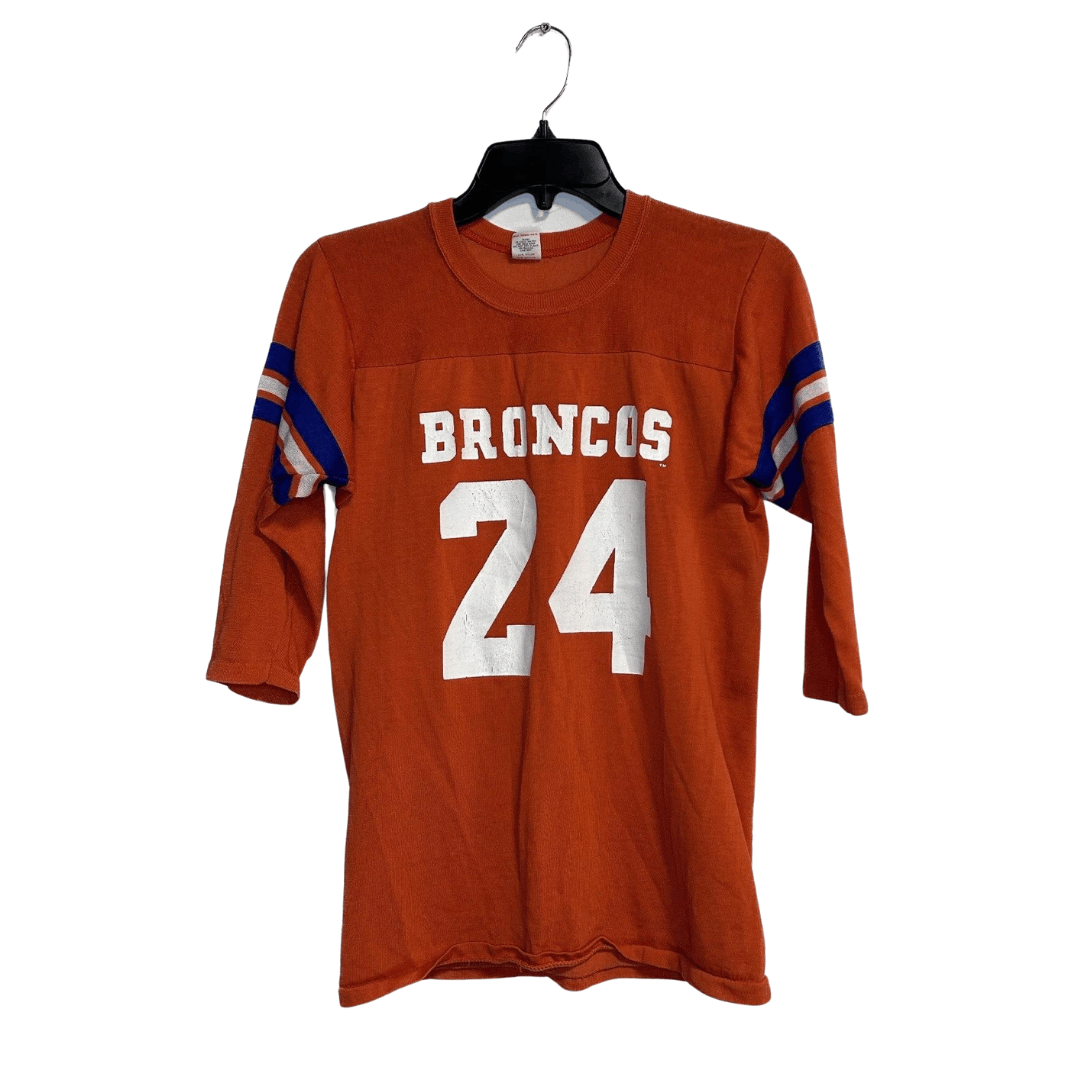 image of Nfl 1970's Denver Broncos 24 - Kids Jersey Tee in Orange (Size XS)