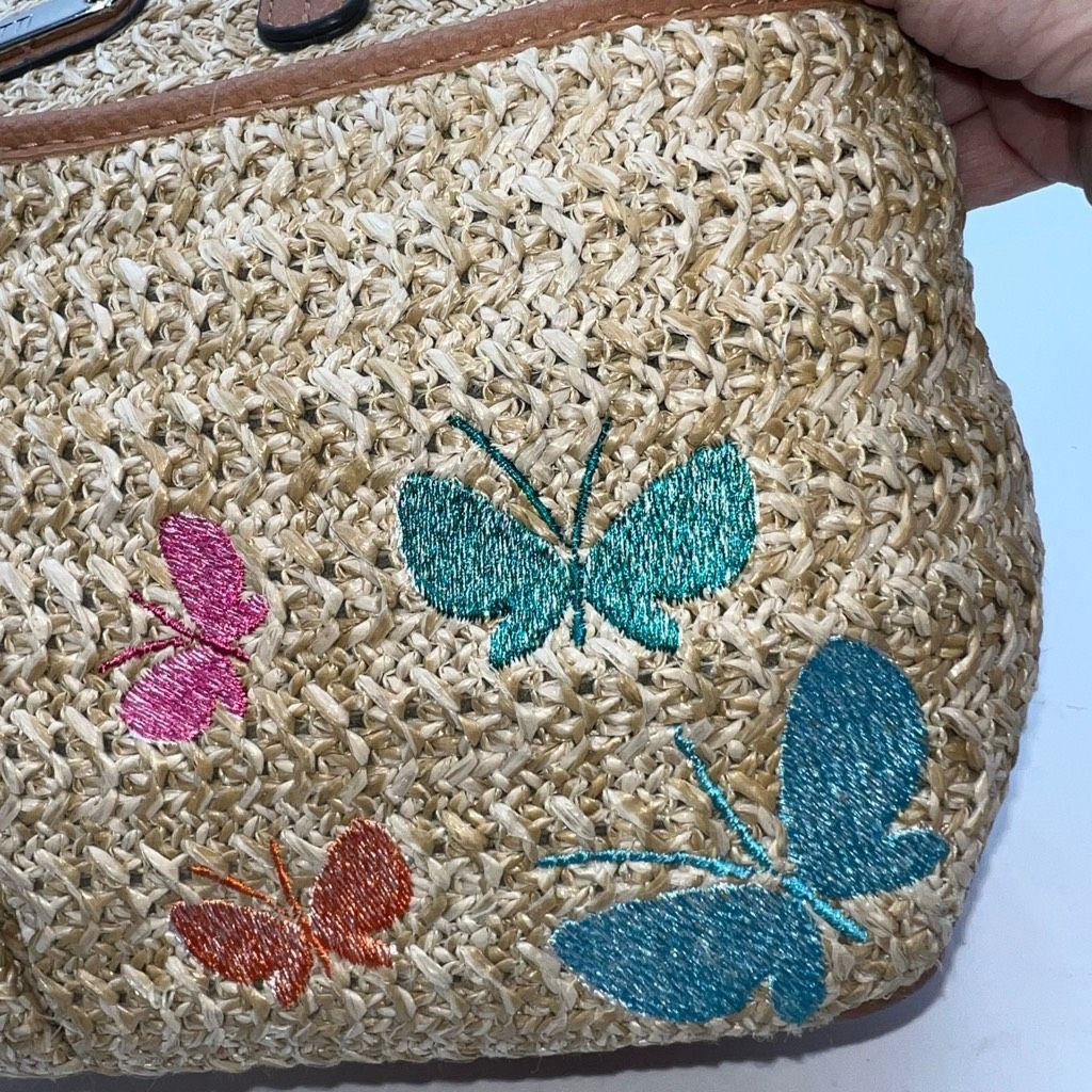 Other Rosetti Raffia and Embroidery Butterly Shoulder Bag Size ONE SIZE - 3 Thumbnail