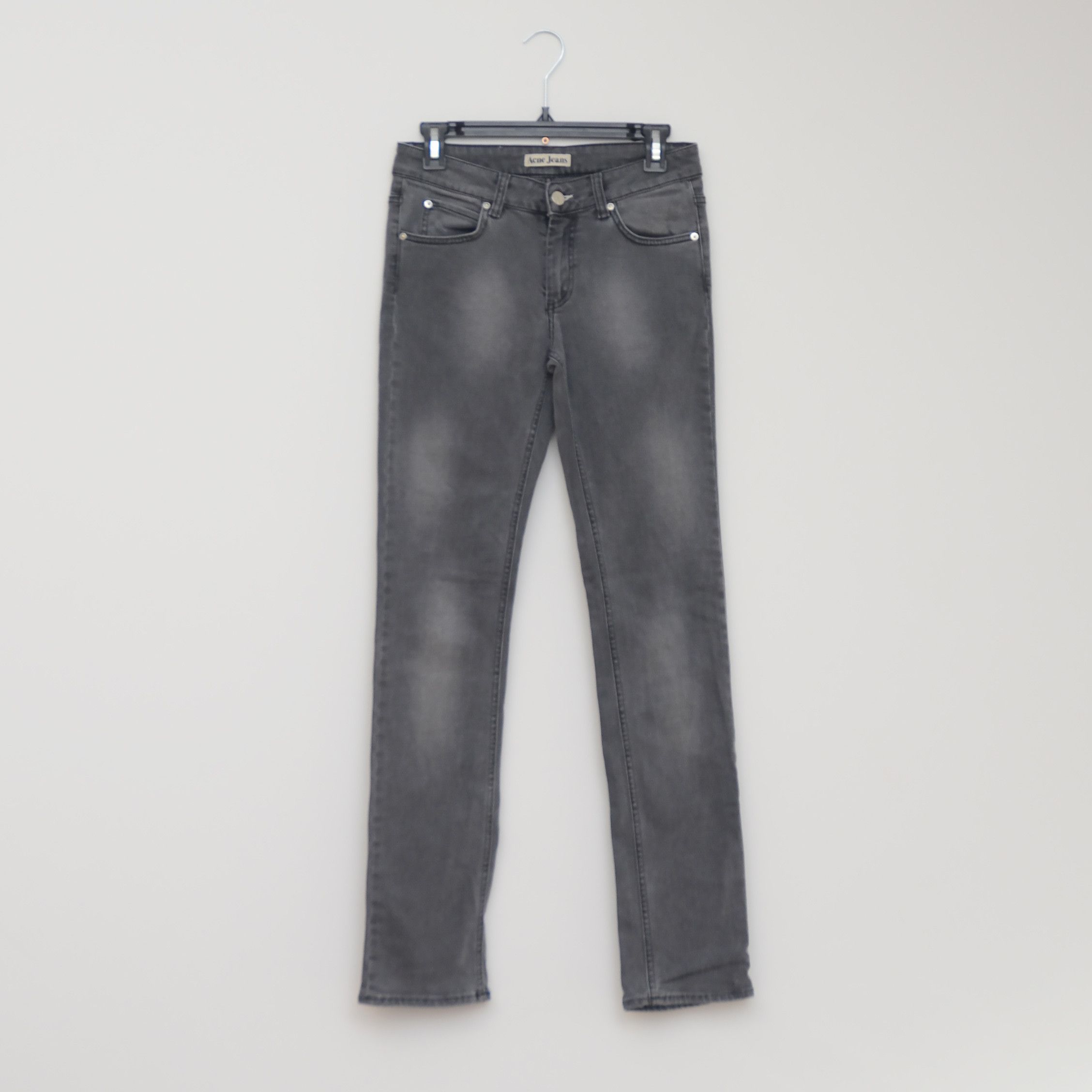Acne Studios ACNE Studio Hex Filter Jeans Slim Fit Whiskers Faded Y2K Size 27" / US 4 / IT 40 - 1 Thumbnail