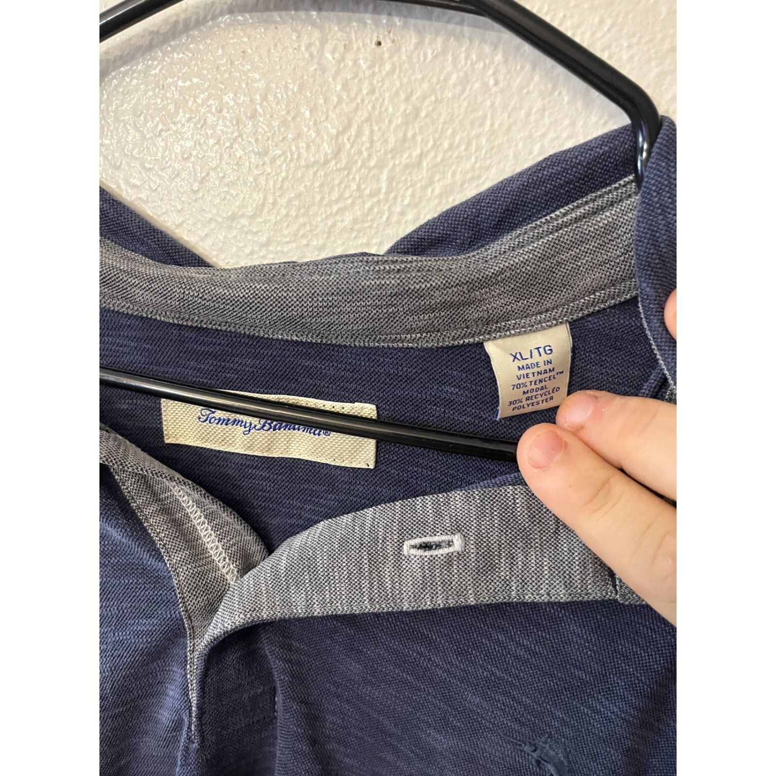 Tommy Bahama Tommy Bahama Polo Shirt Mens XL Heathered Blue Tencel Blend Solid Shirt Polo Mens XL Blue Heathered Solid 90s? Size US XL / EU 56 / 4 - 2 Thumbnail