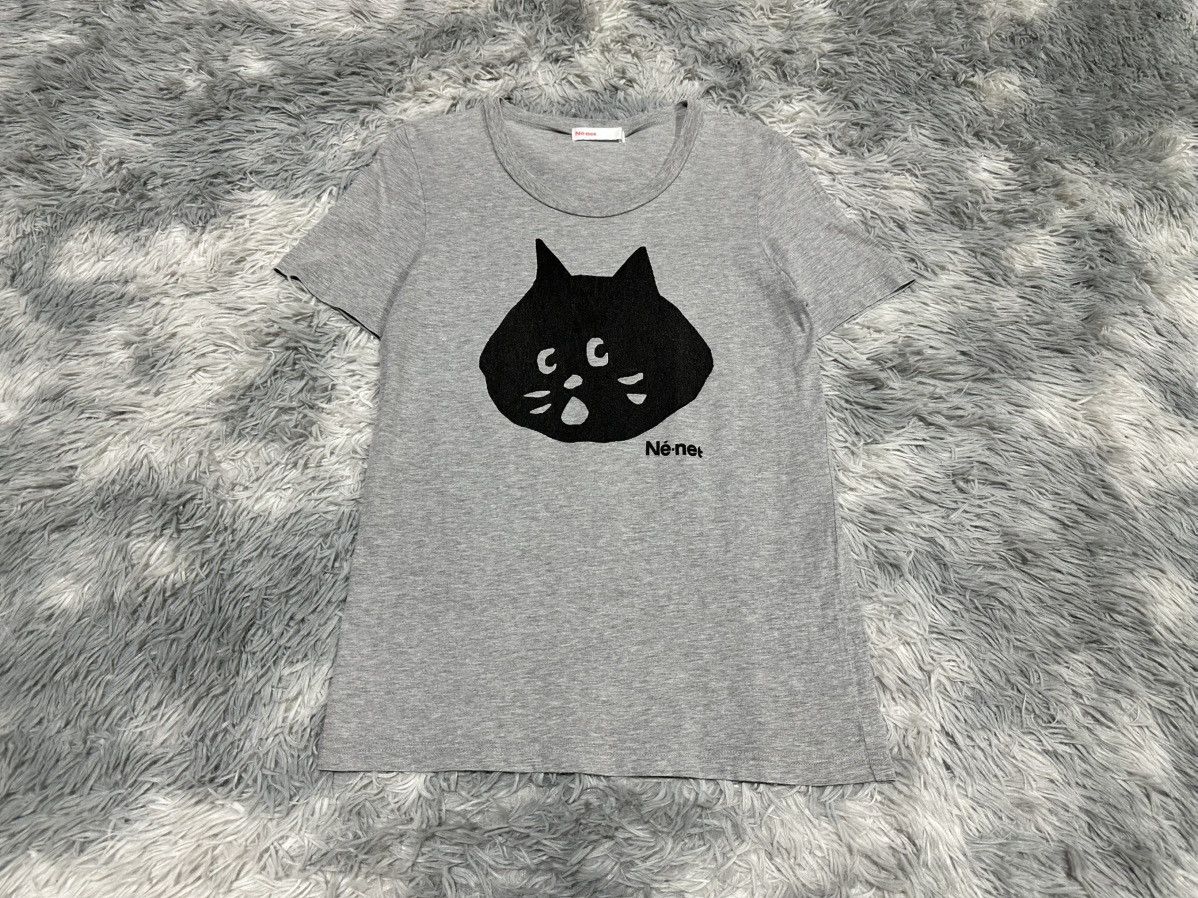 Ne-Net 🔥Vintage Ne-Net Shirt Nya Cat Grey Size US S / EU 44-46 / 1 - 2 Thumbnail