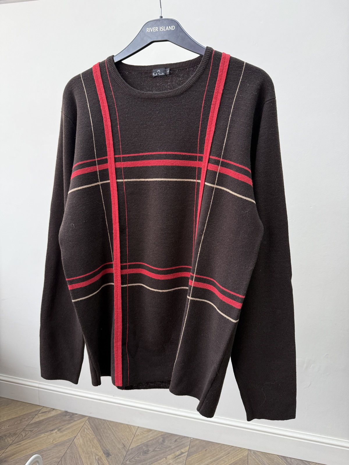 Paul Smith Vintage PS Paul Smith Mens Sweater Stripe Crewneck Knit Size US L / EU 52-54 / 3 - 3 Thumbnail