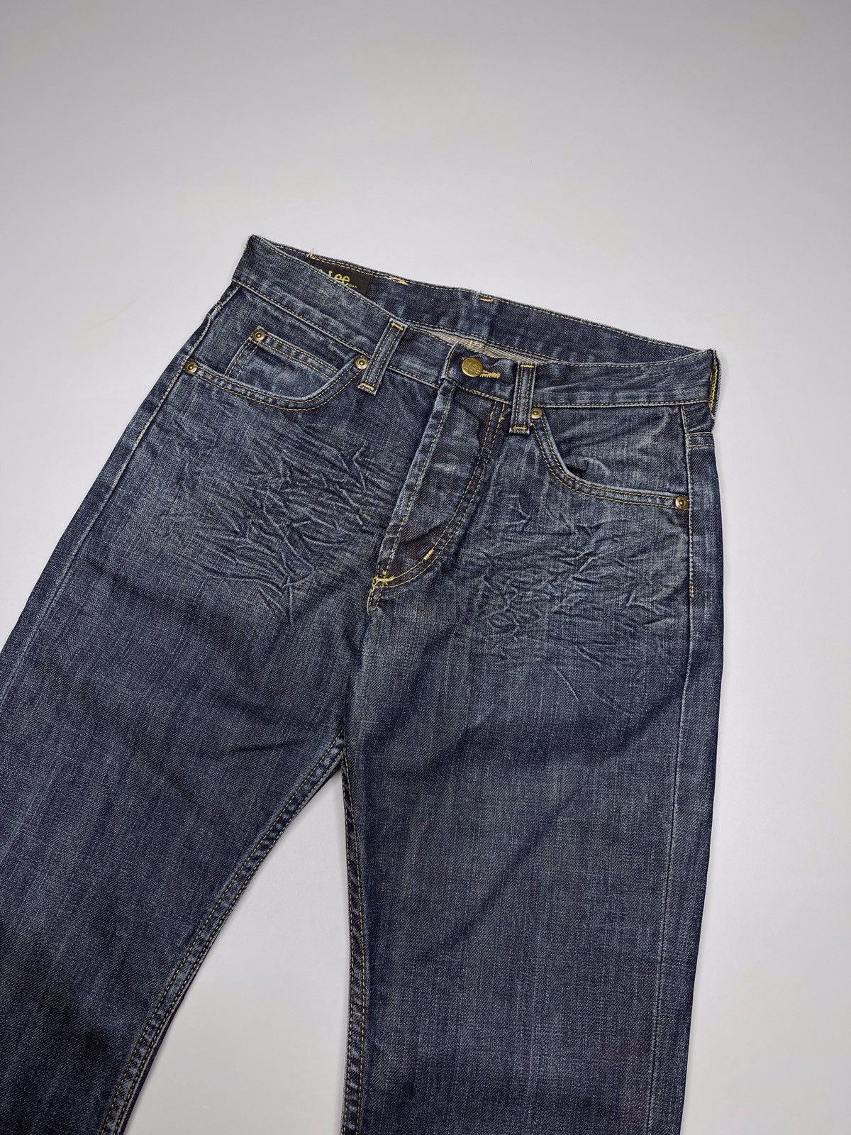 Japanese Brand × Lee Flare Vintage Lee Japan Jeans Riders Bootcut Rare Size 29" - 6 Thumbnail