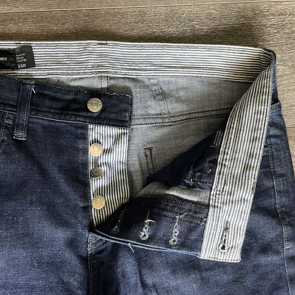 Armani Exchange Armani Exchange Dark Blue Slim Fit Buttonfly Denim Jeans 33R Size US 33 - 8 Thumbnail