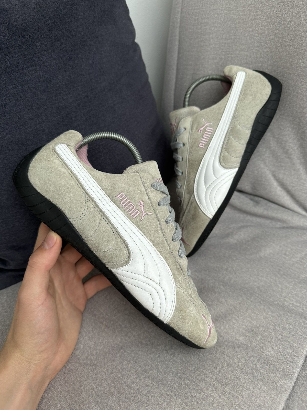 Puma Vintage Y2K Puma Speedcat Sneakers Hype Archive Rare 90’s Size US 8 / IT 38 - 2 Thumbnail