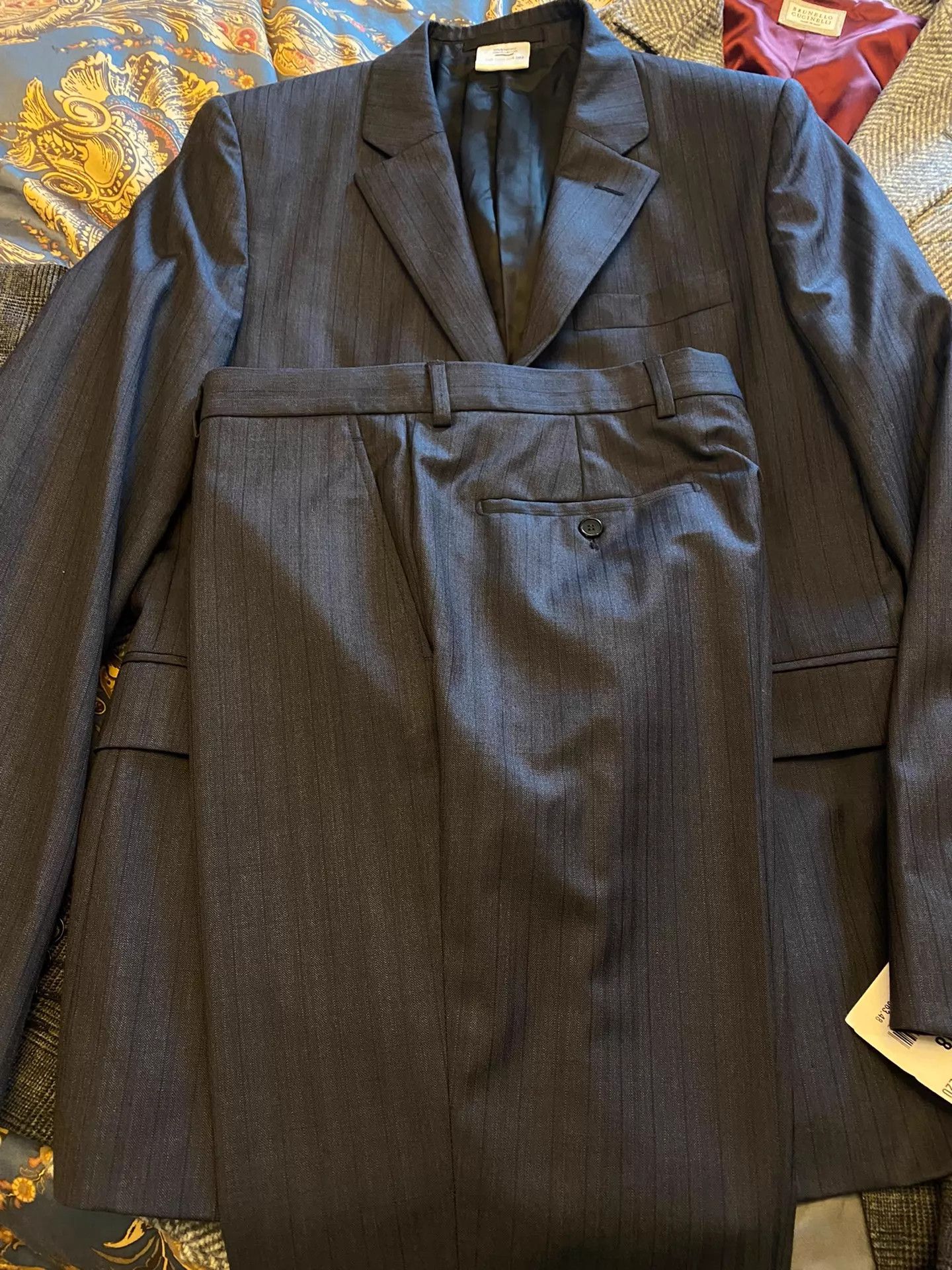 Givenchy Givenchy French 100% Wool Suit 48 Size 48R - 5 Thumbnail