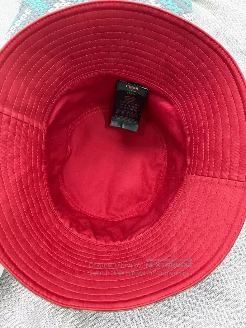 Fendi Fendi size 59cm Classic Monogrammed Fisherman's Hat, Versat Size ONE SIZE - 4 Thumbnail