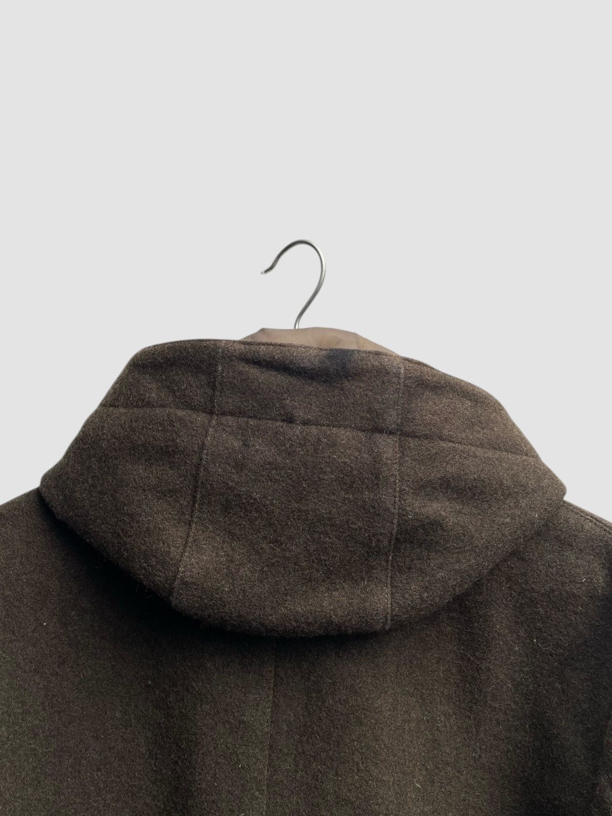 Edifice Japan Edifice Vetements Pour Homme Hooded Wool Blend Jacket Olive Size US M / EU 48-50 / 2 - 7 Thumbnail