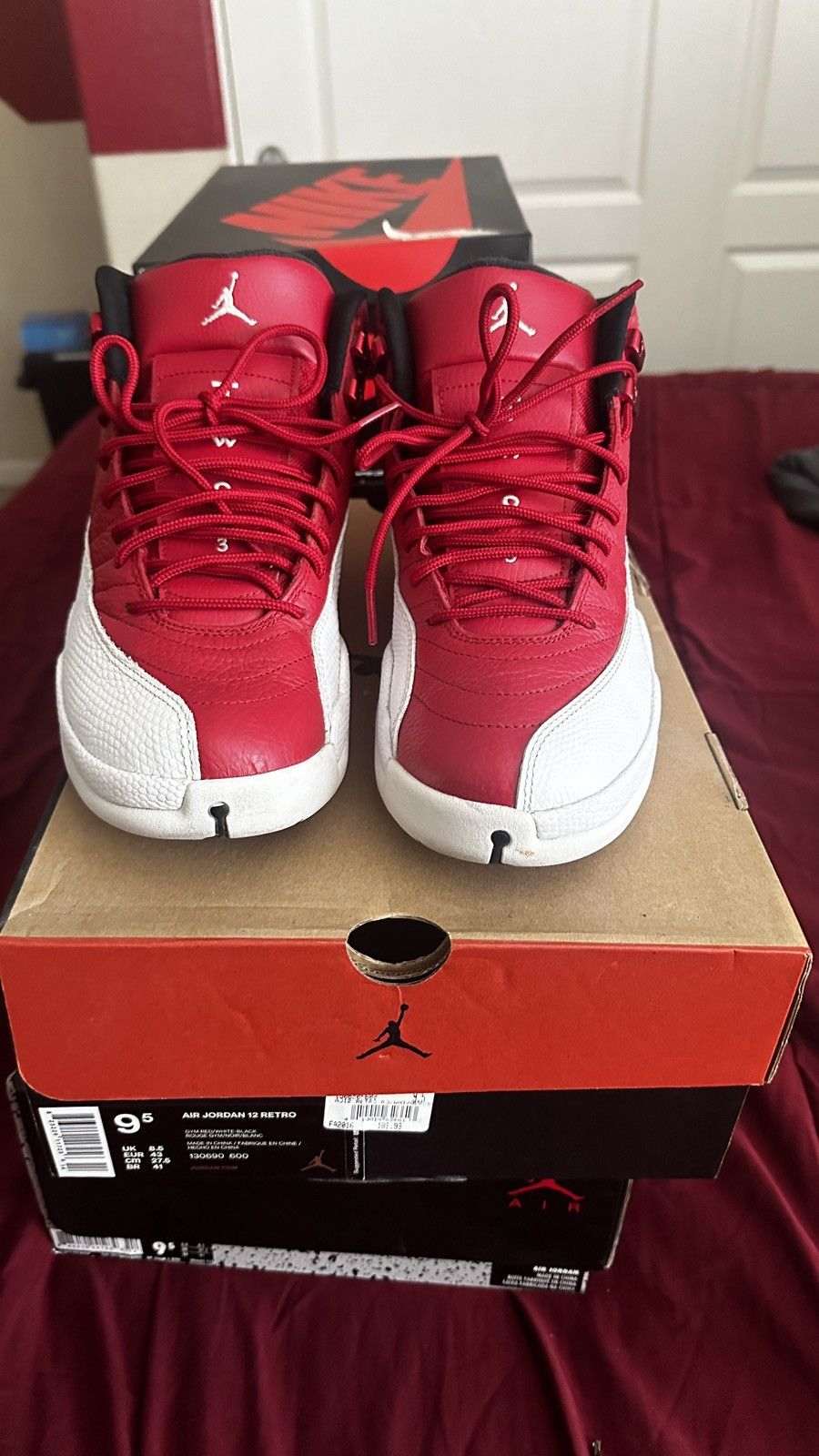 Jordan Brand Jordan 12 Retro Gym Red Size US 9.5 / EU 42-43 - 6 Thumbnail