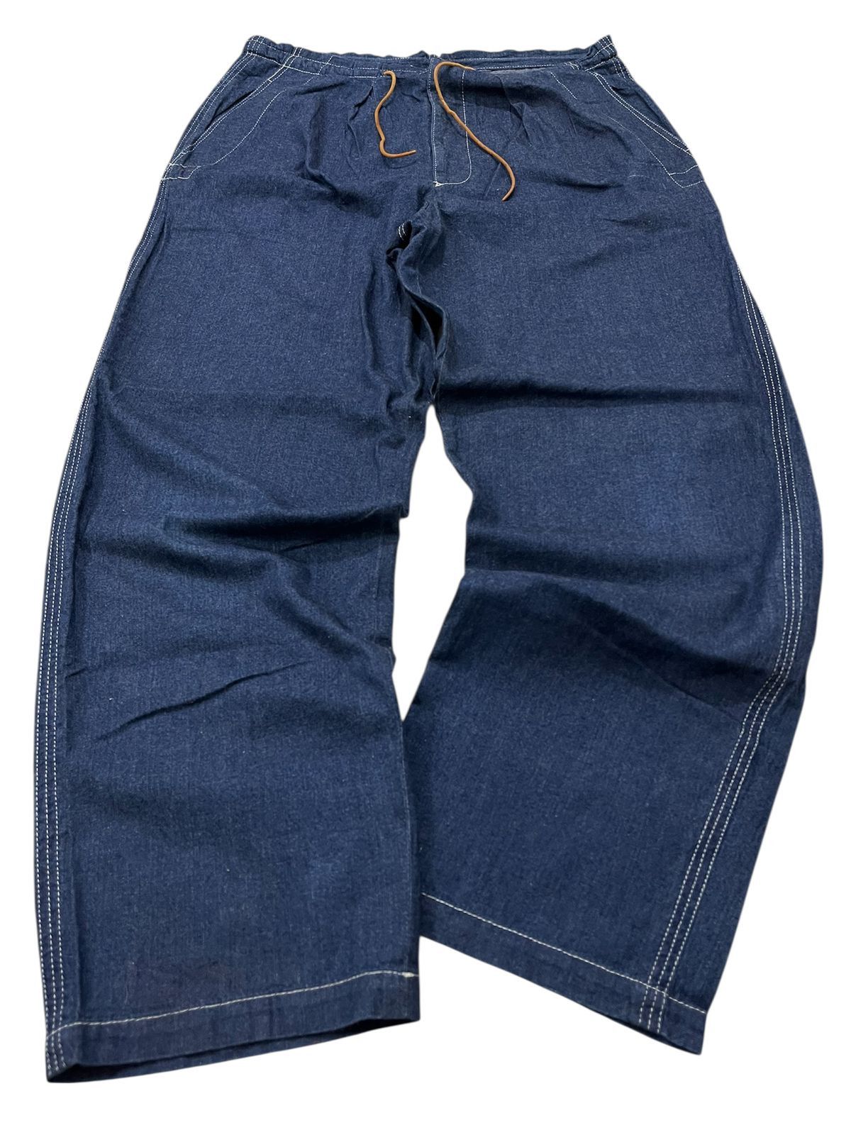 Yohji Yamamoto Y's Yohji yamamoto Baggy Indigo Pants Size US 33 - 4 Thumbnail