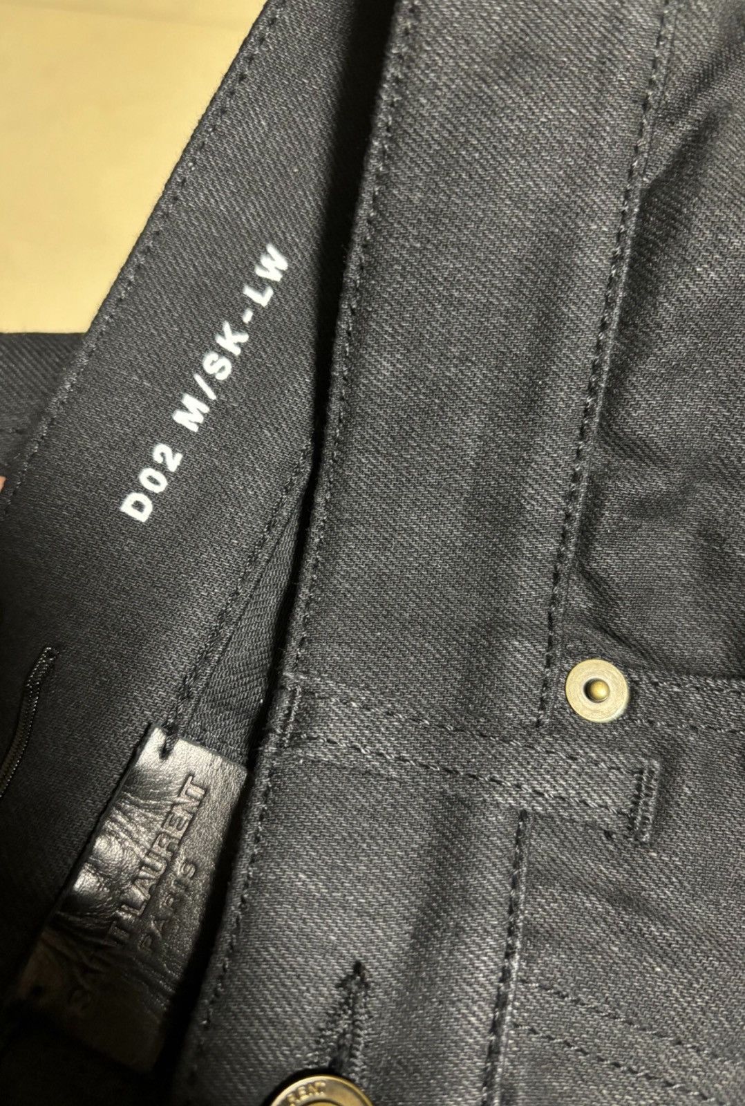 Saint Laurent Paris Saint Laurent SLP 2016FW D02 Black Slashed Destroyed Jeans Size US 30 / EU 46 - 3 Thumbnail